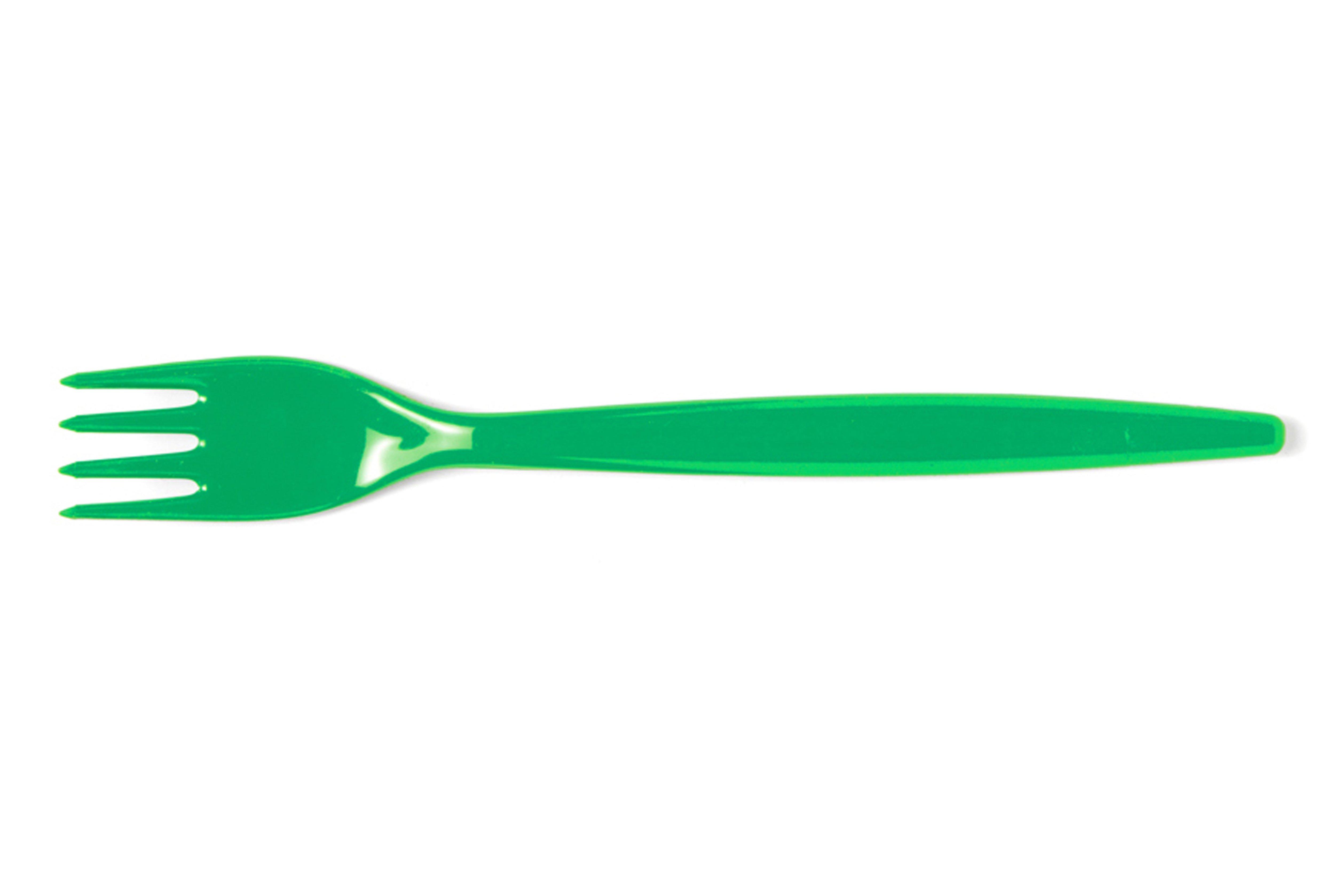 Green Polycarbonate Standard Fork