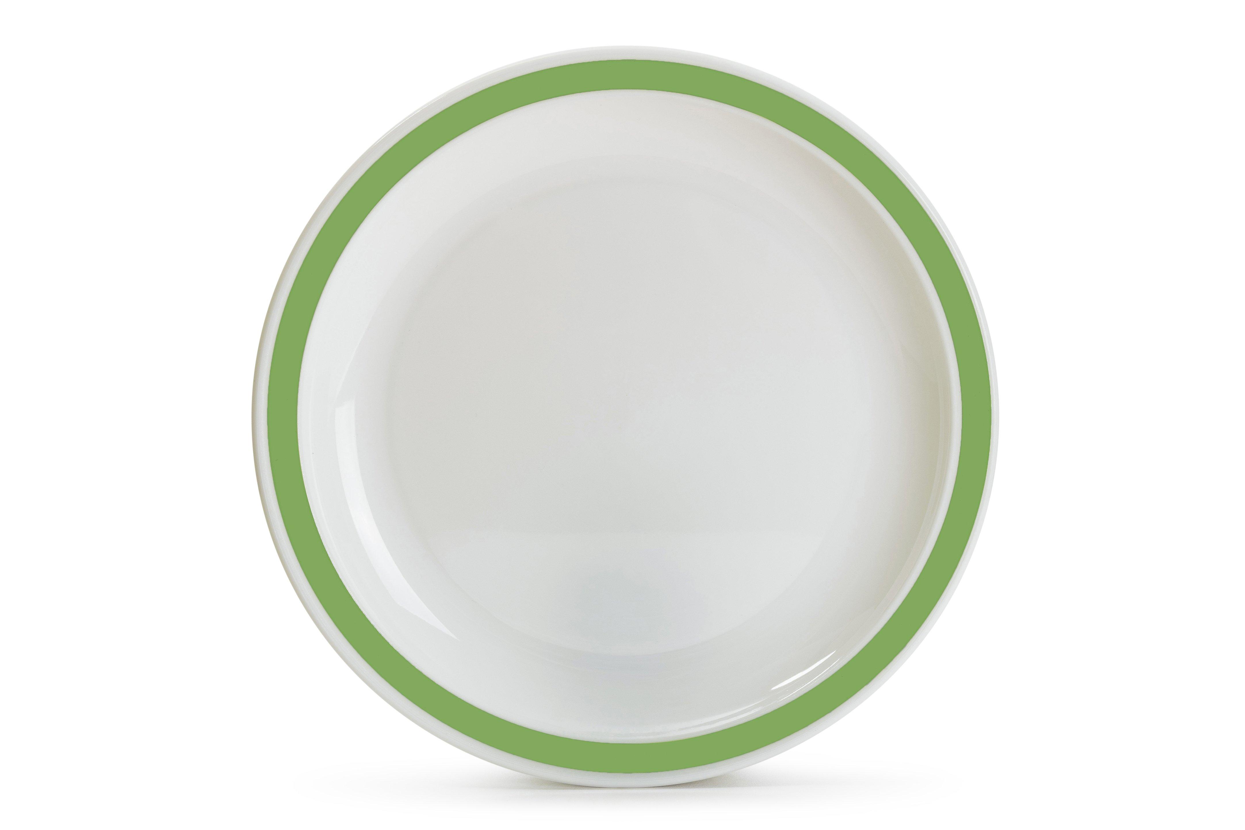 Harfield Duo Apple Green and White Plate 17cm