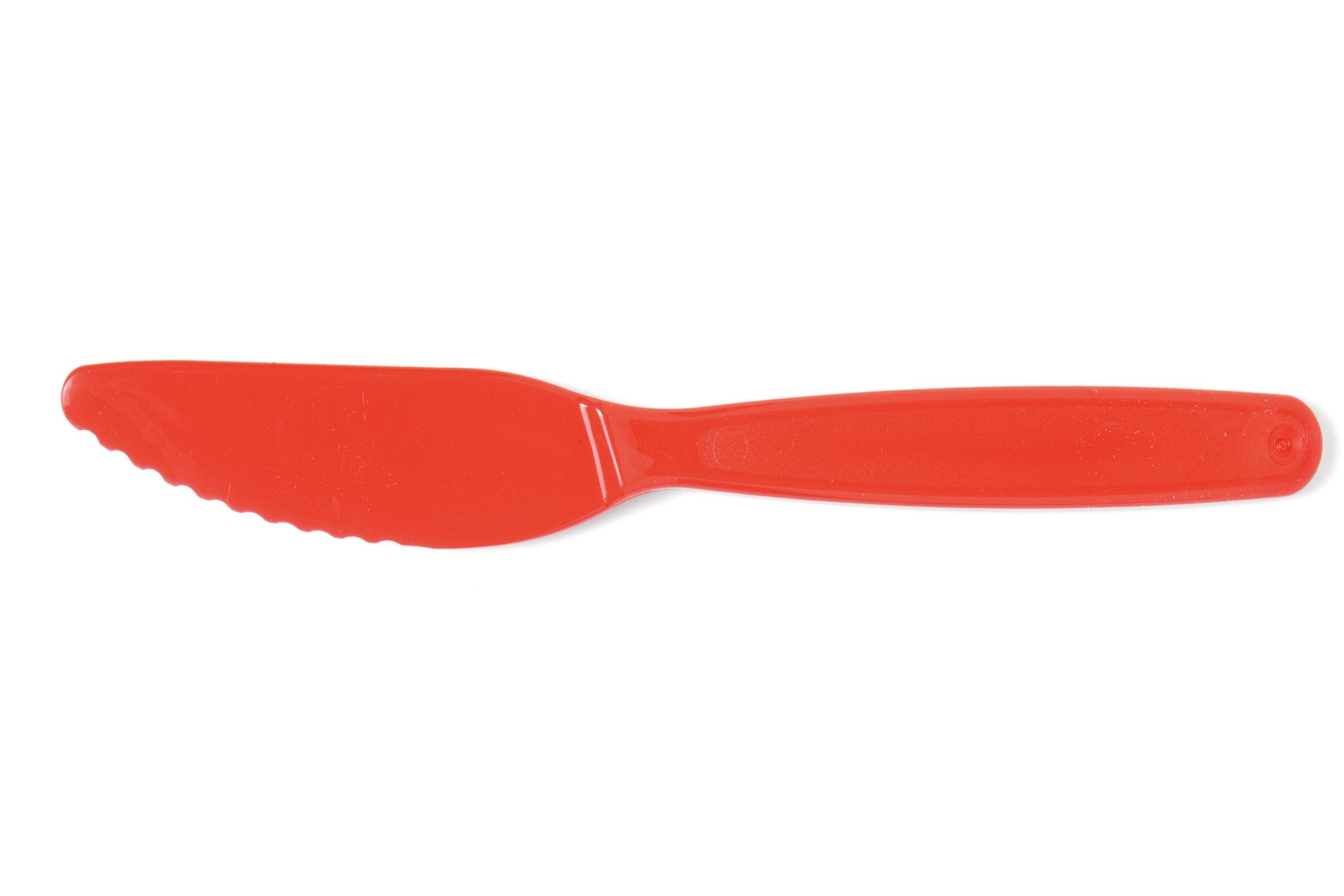 Small Red Polycarbonate Knife