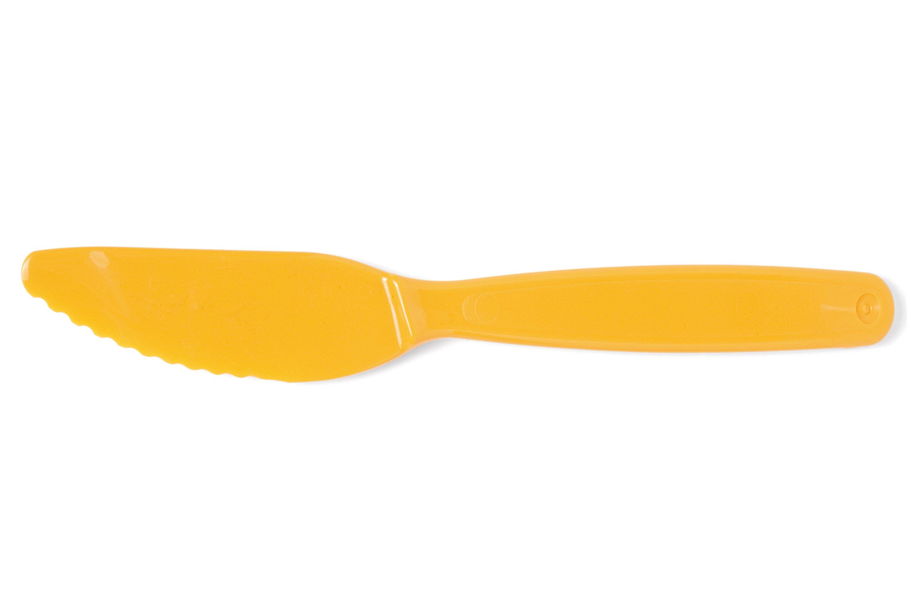 Small Yellow Polycarbonate Knife