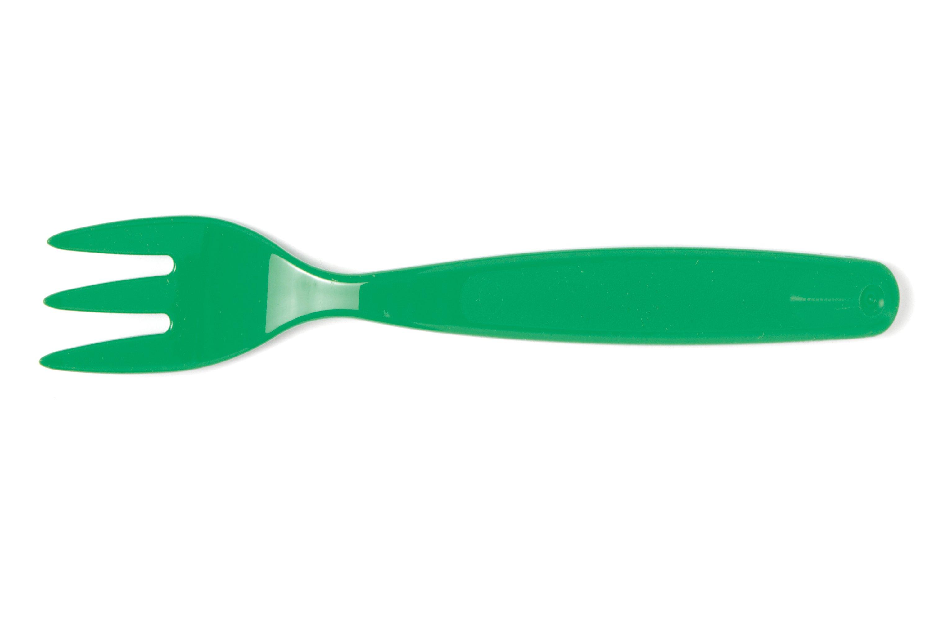 Small Green Polycarbonate Fork