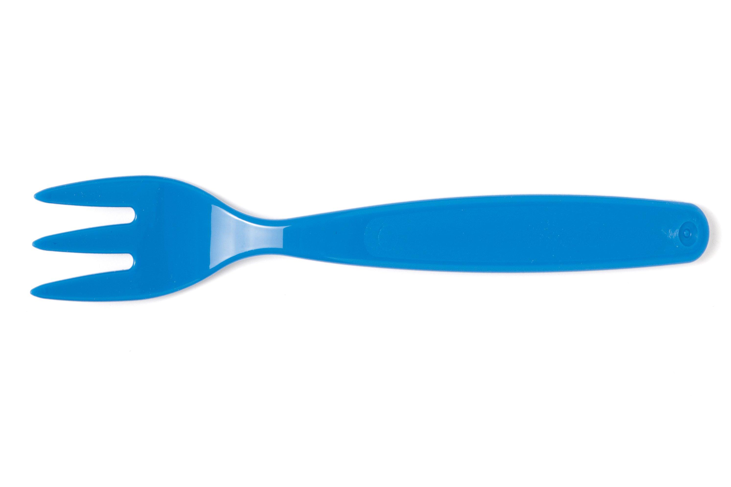 Small Blue Polycarbonate Fork