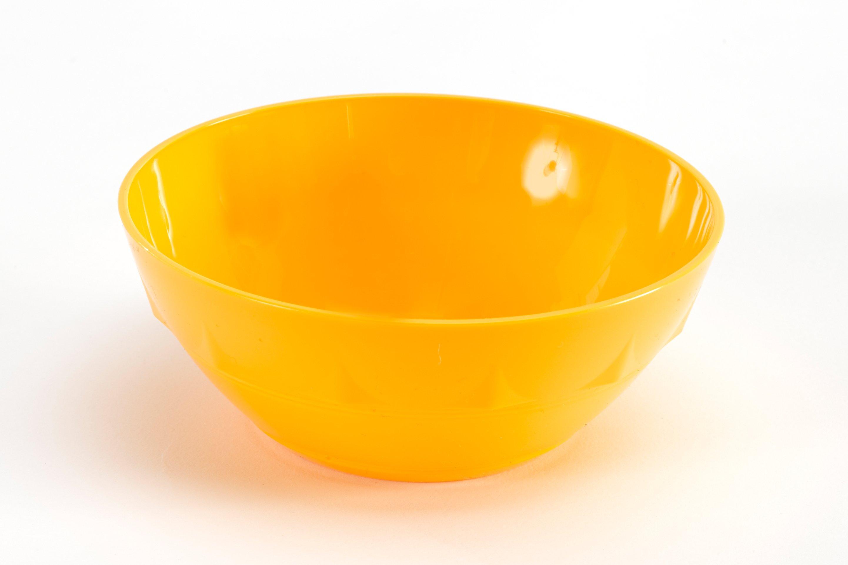Harfield Yellow Round Polycarbonate Bowl 12cm