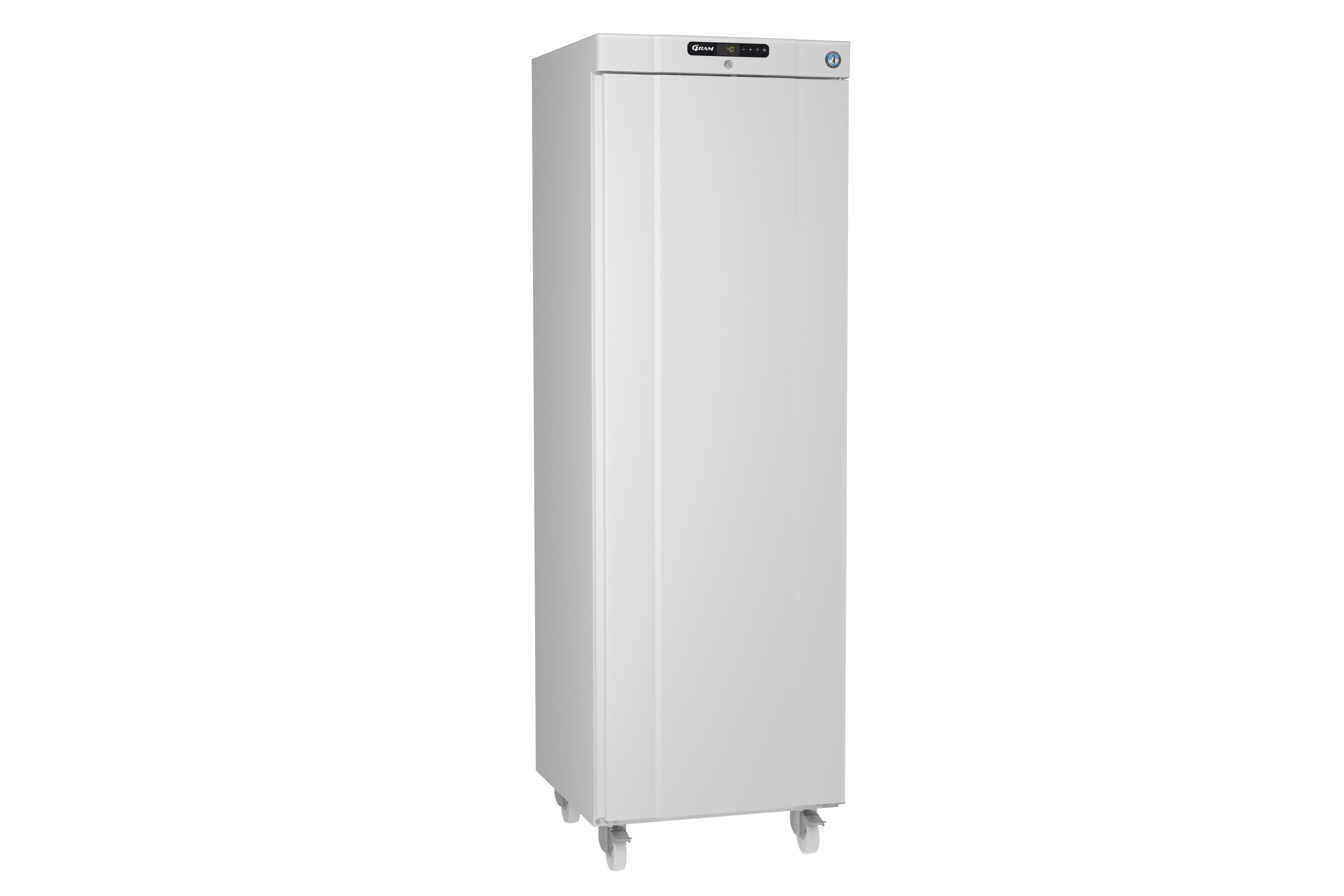 Gram F 420 LG C 6W White Upright Freezer