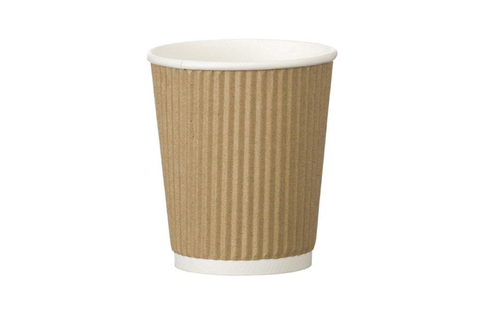 GoPak Ripple Double Walled Kraft Cup 227ml