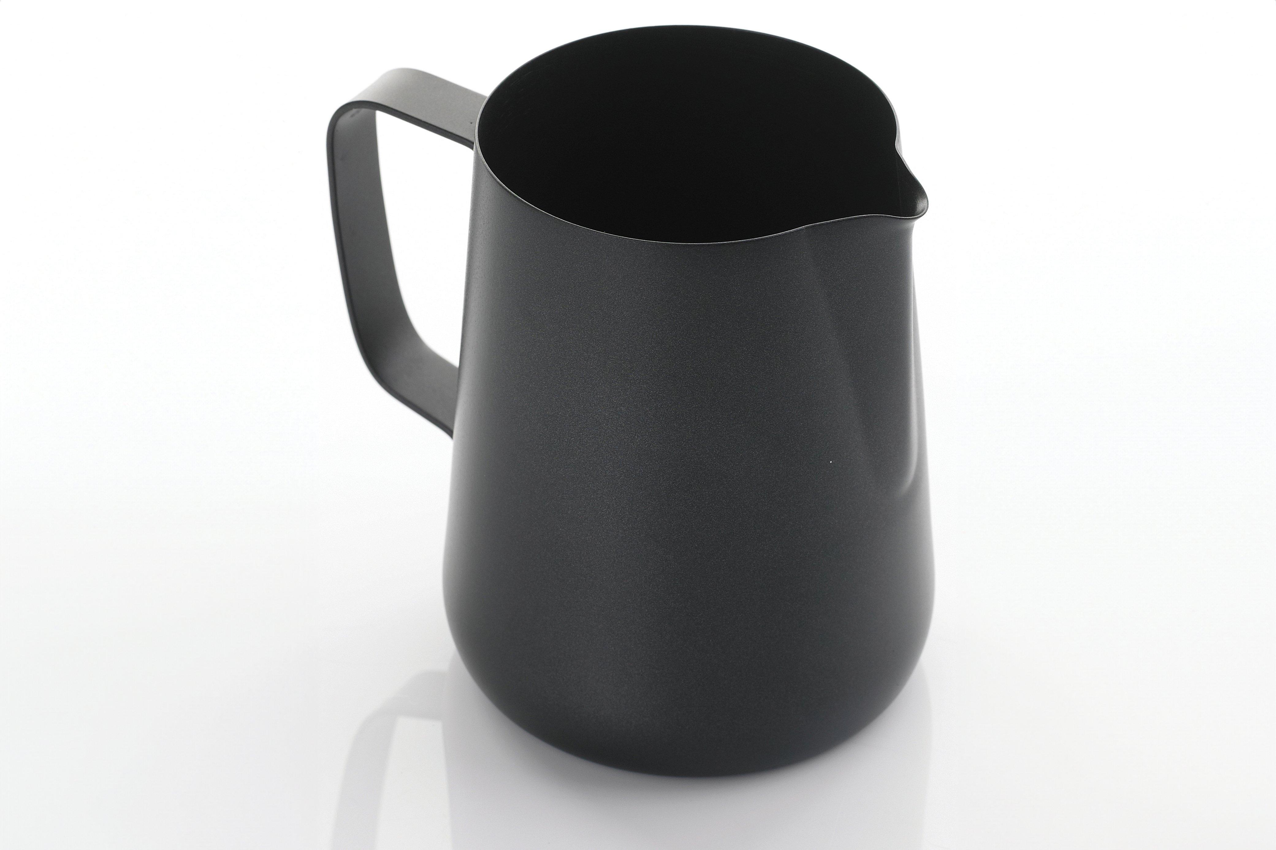 Black Stainless Steel Teflon Coated Foaming Jug 340ml