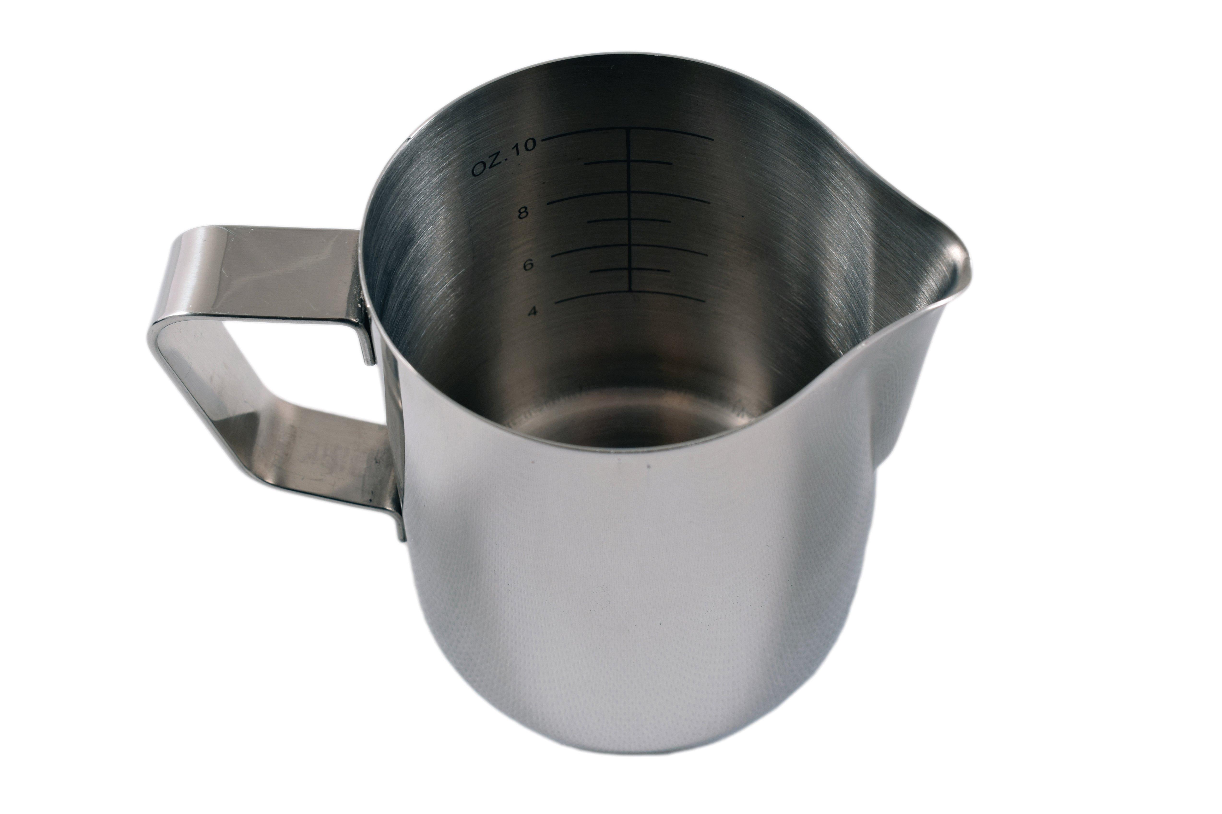 Straight-sided Stainless Steel Foaming Jug 340ml