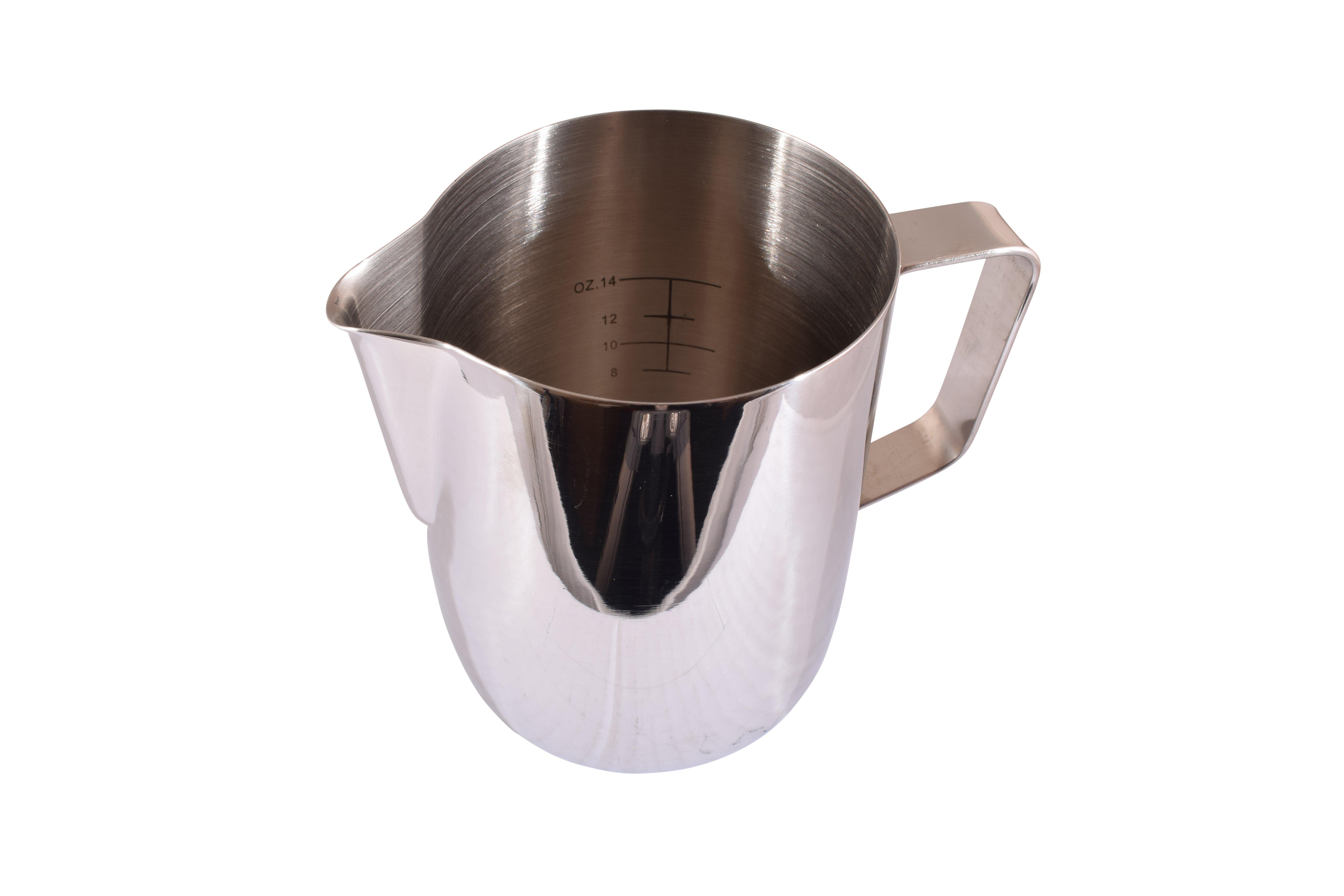 Straight-sided Stainless Steel Foaming Jug 600ml
