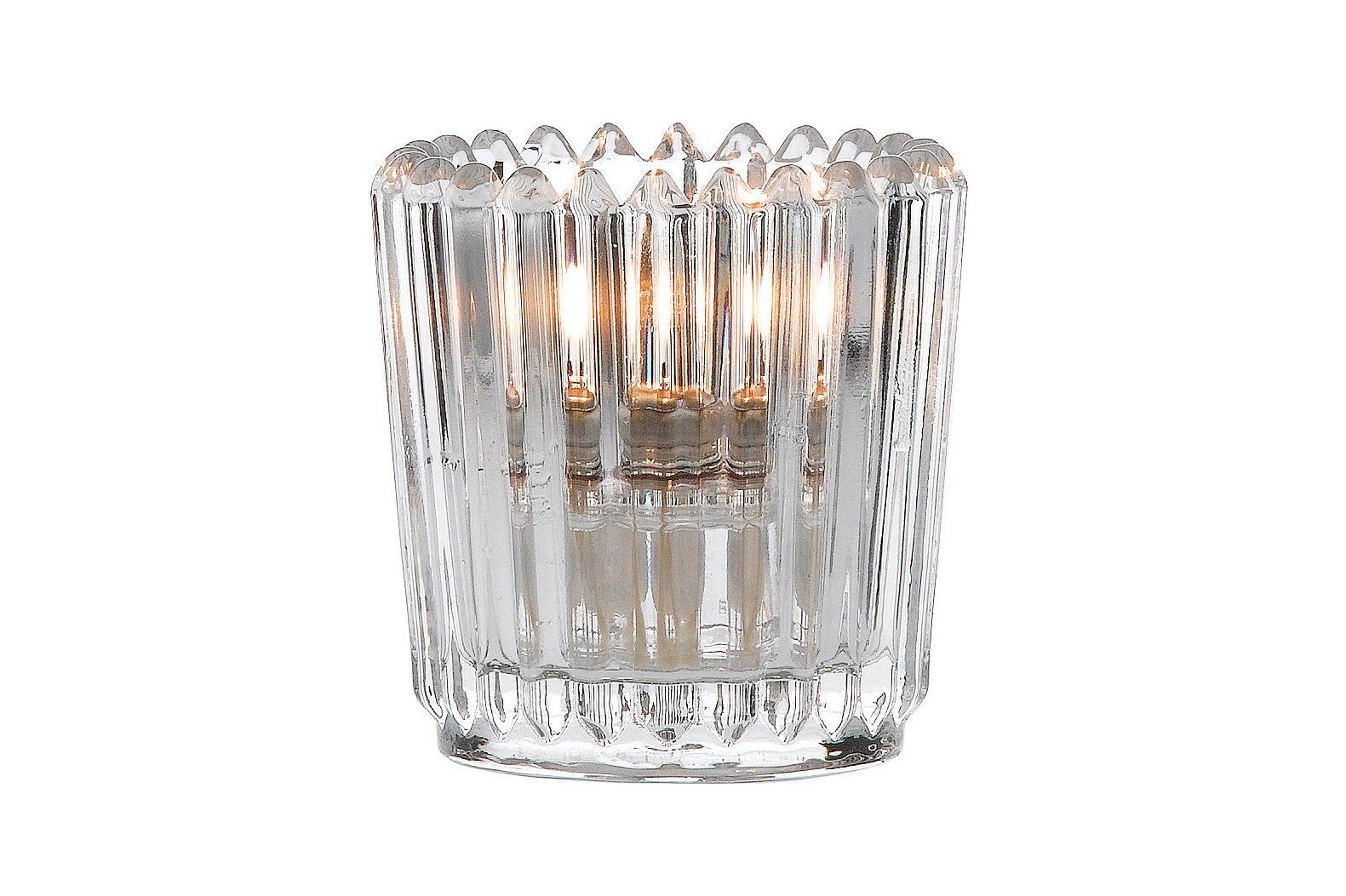 Ribbed Votive Tealight Holder