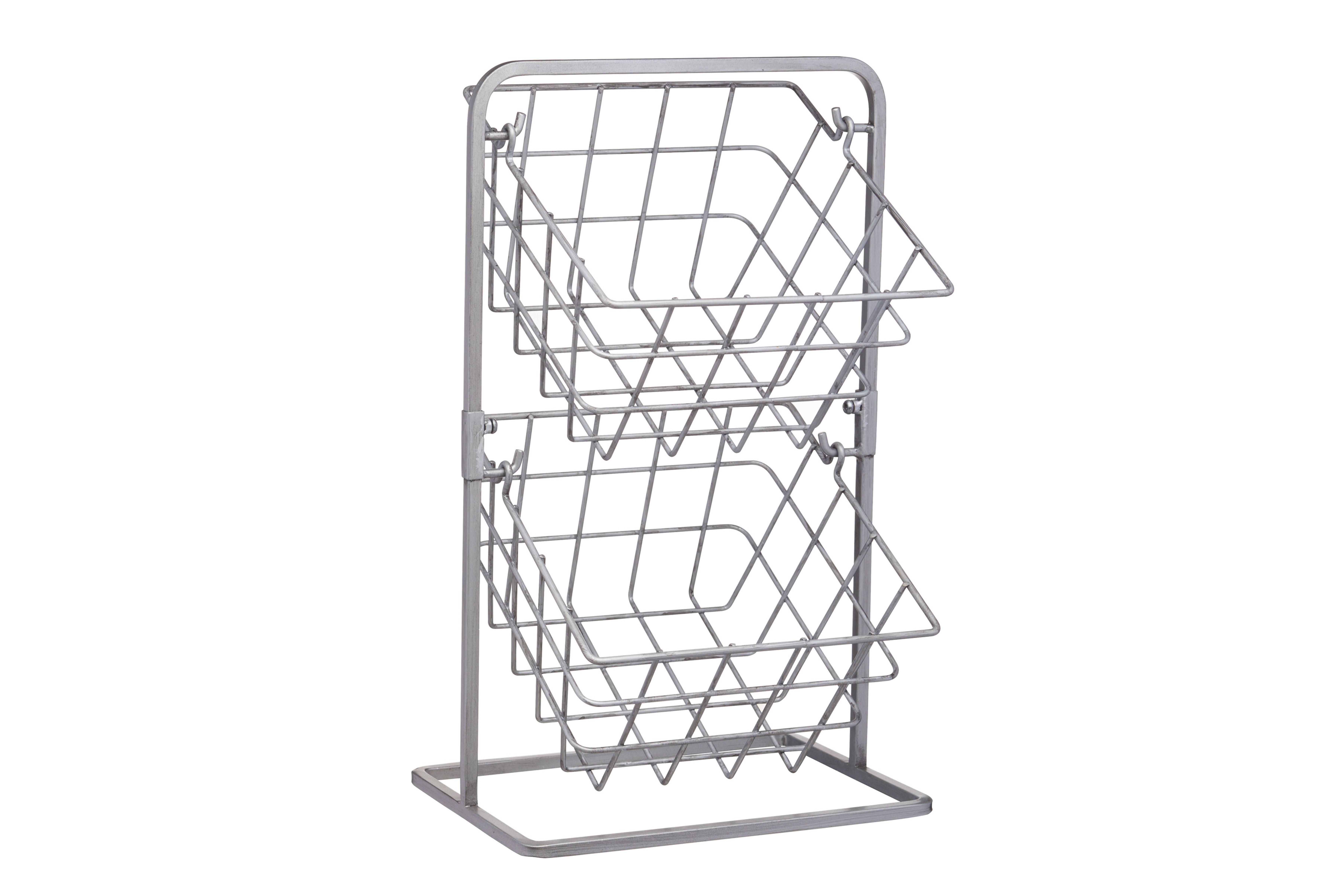 Industrial Kitchen 2 Tier Storage Basket