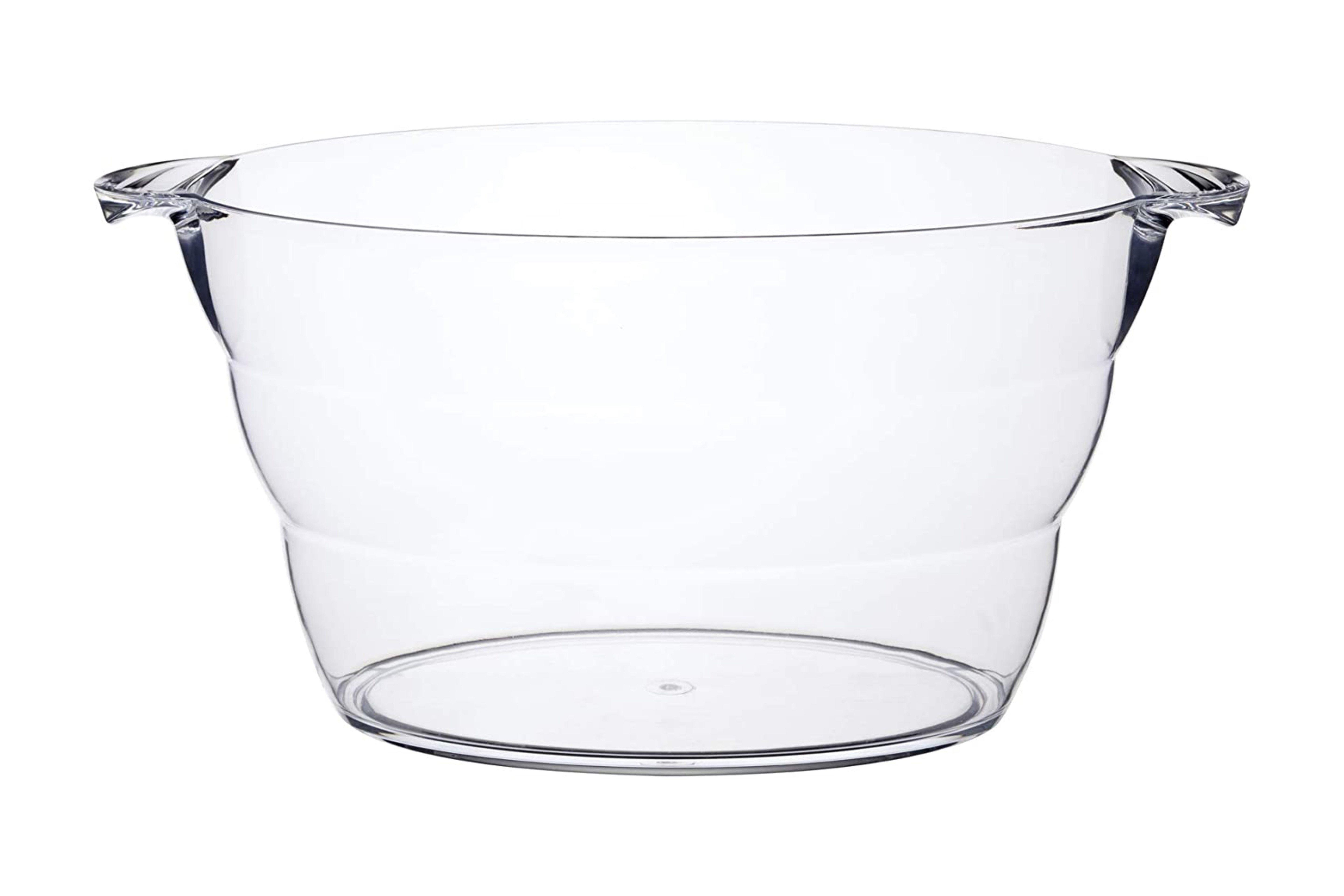 Large Clear Acrylic Oval Drinks Cooler