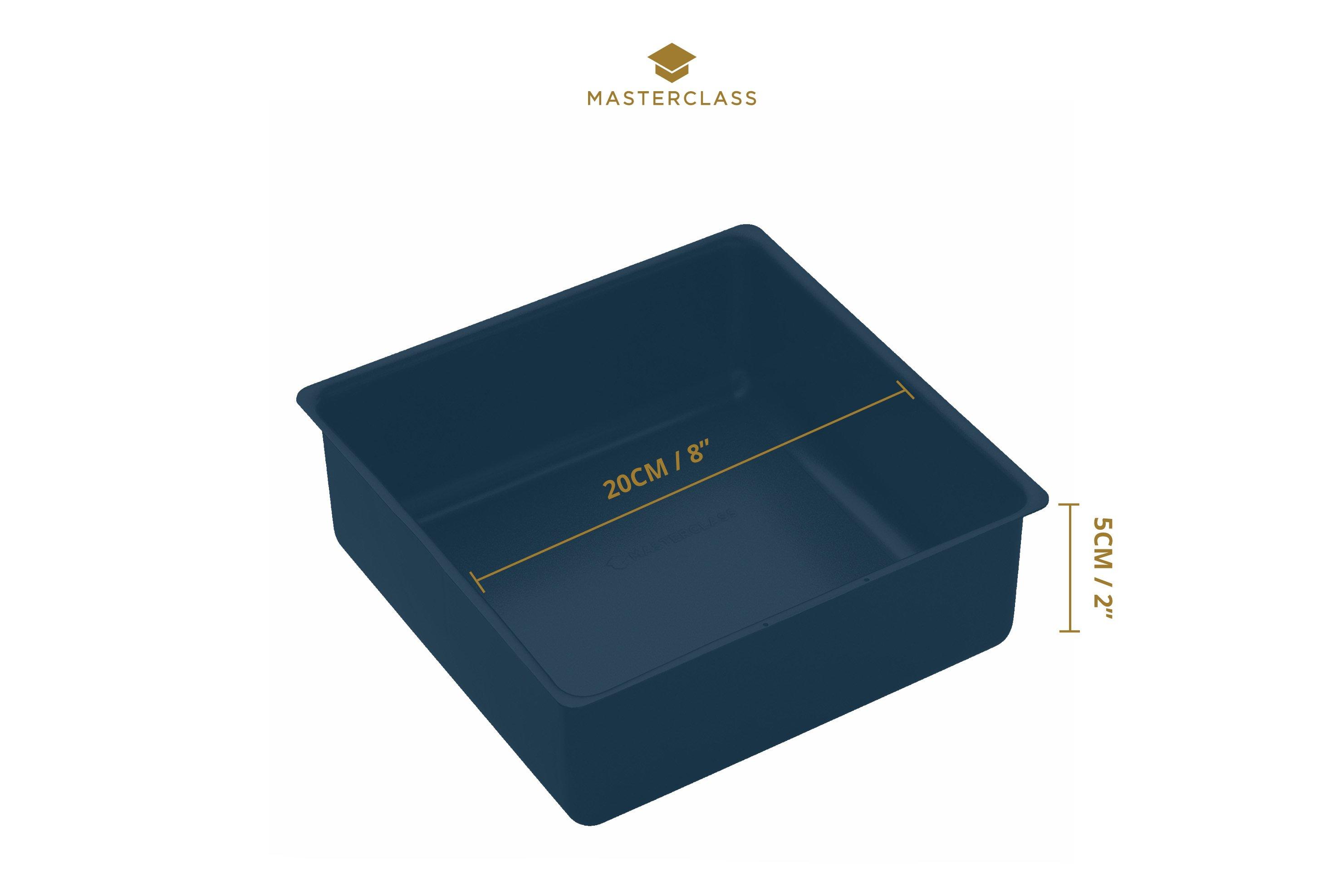 Non-Stick Loose Bottomed Square Cake Tin 20cm