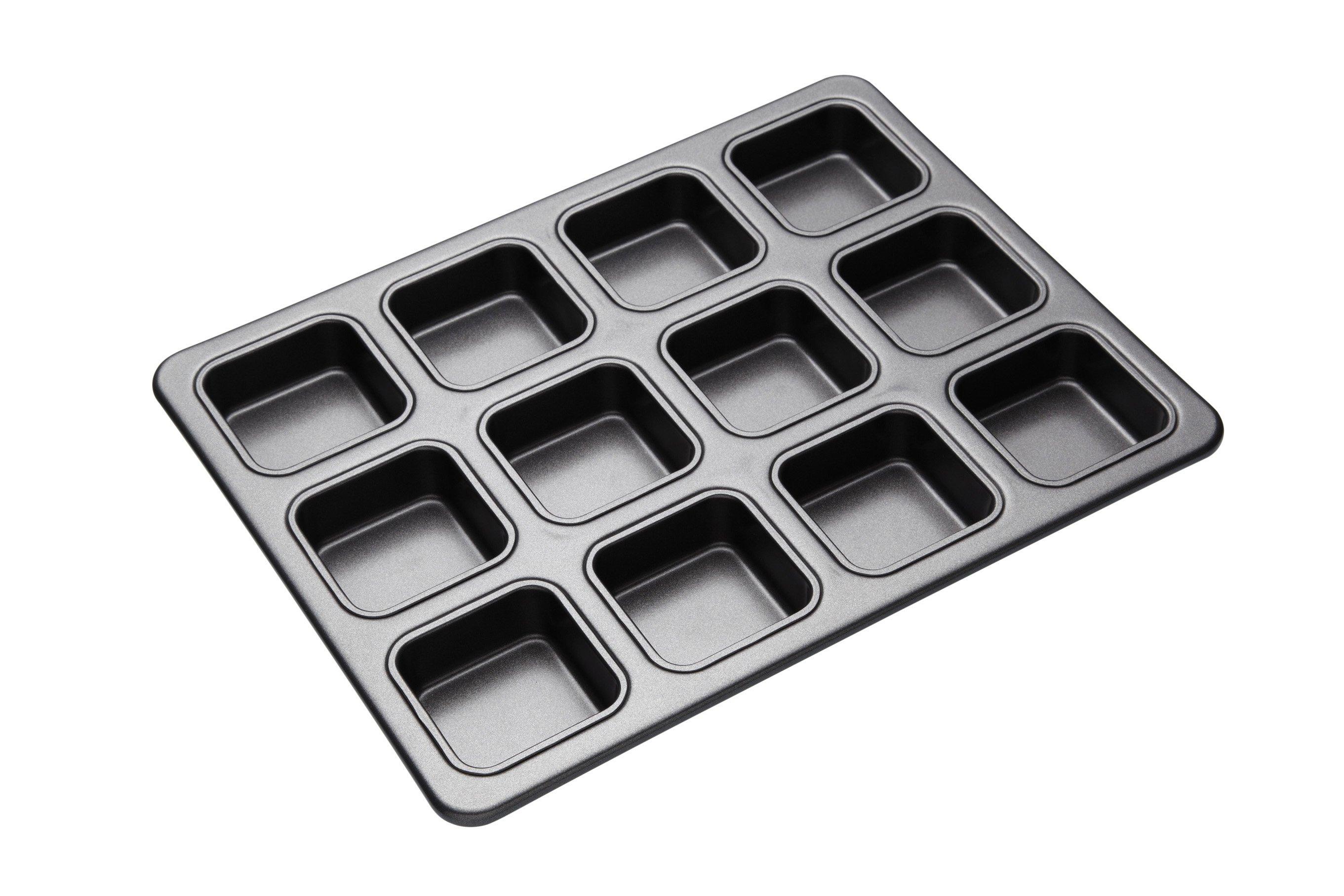 Non-Stick 12 Hole Square Brownie Pan