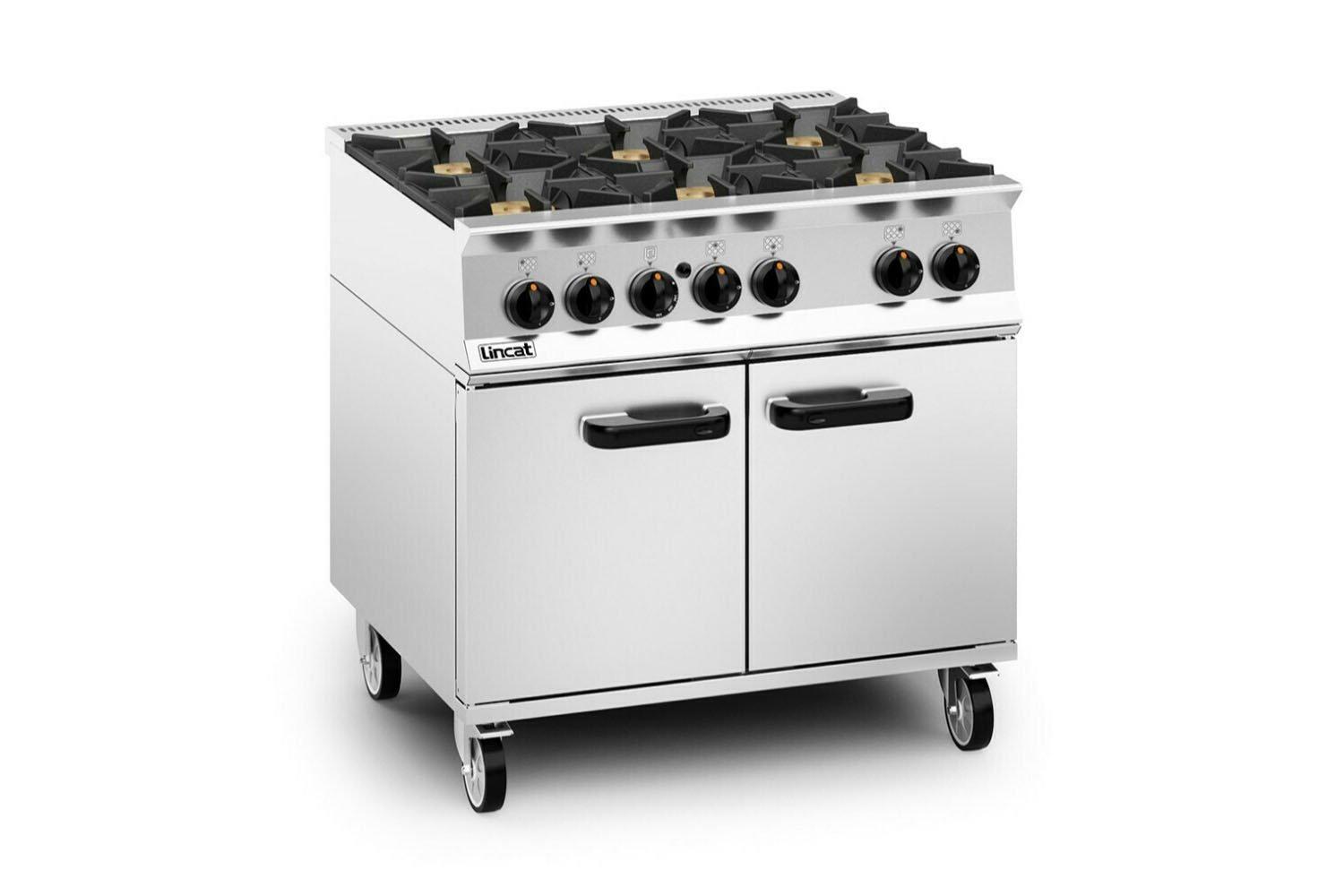 Lincat OG8002/N Opus 800 Six Burner Gas Oven Range