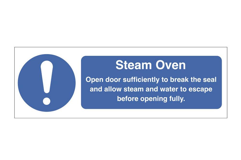 Steam Oven Safety Sign