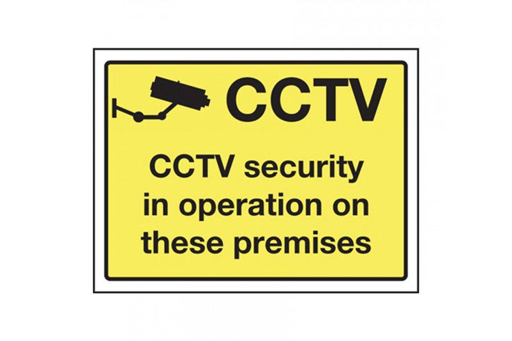 CCTV In Operation On These Premises Sign