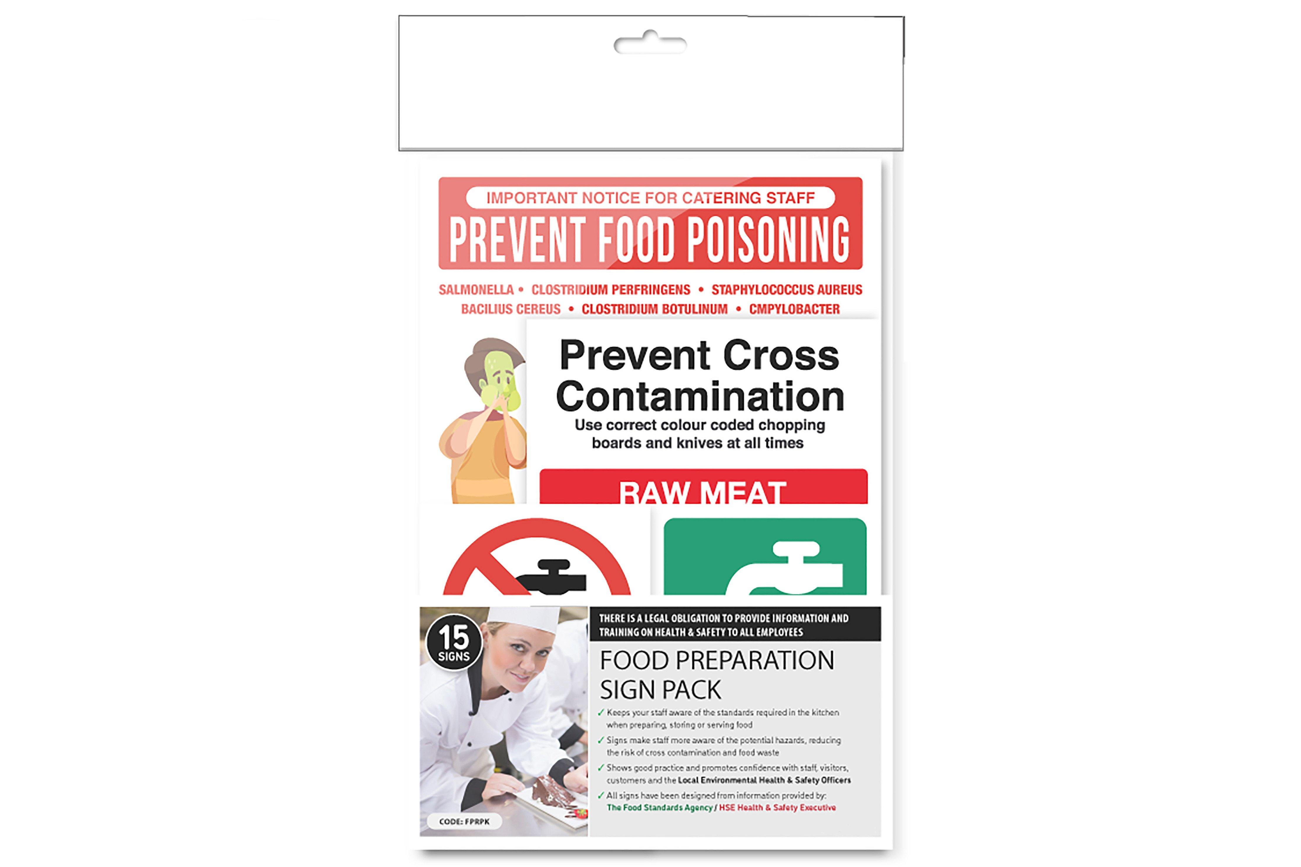 Food Preparation Sign Pack