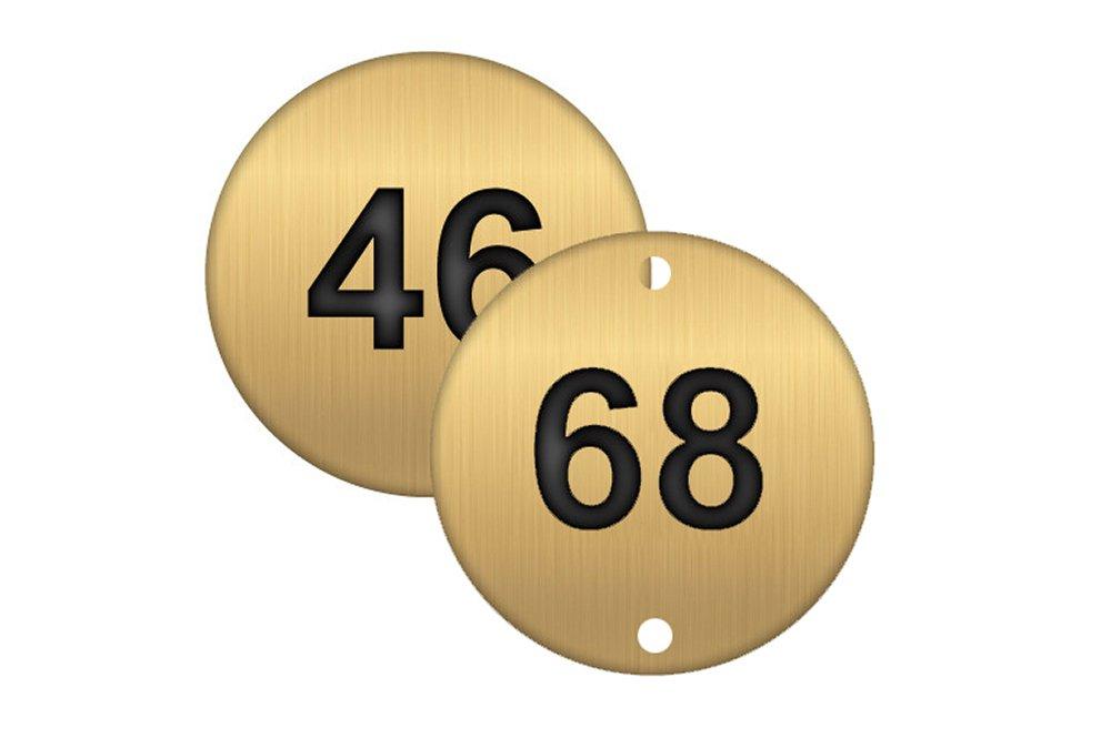 Engraved Table Disc Gold