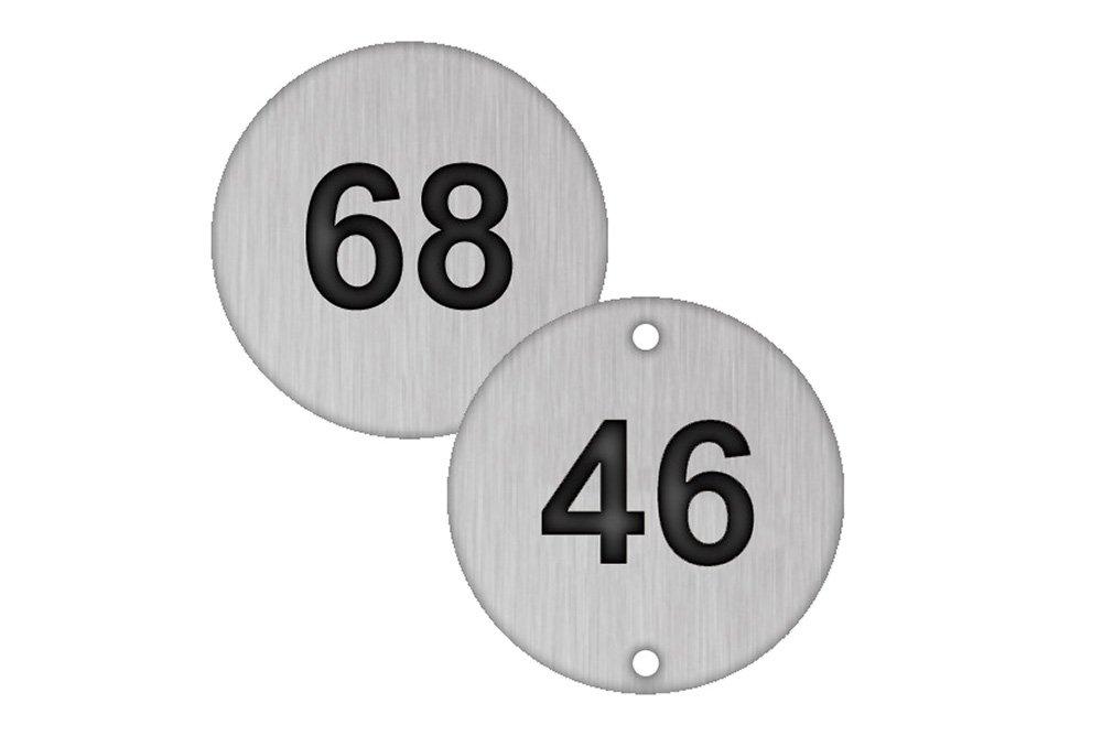 Engraved Table Disc Silver