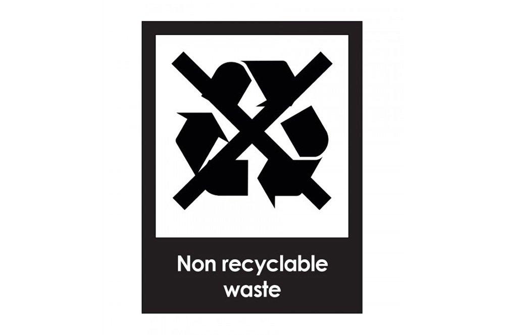 Non Recyclable Waste Sign