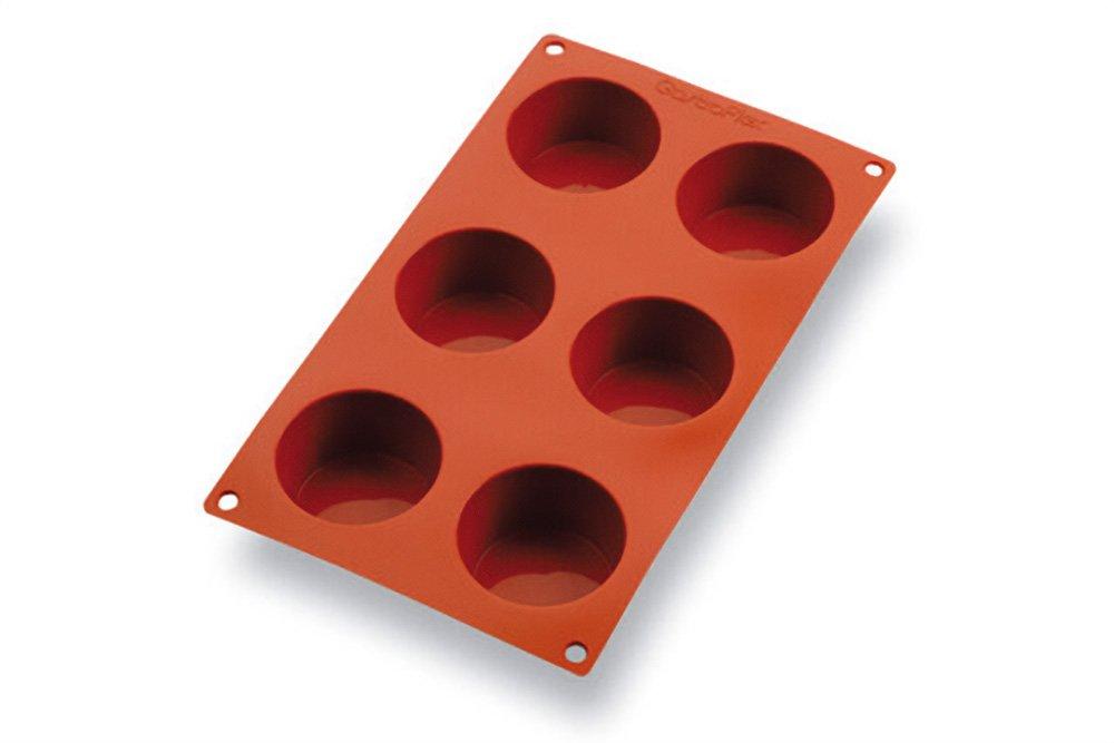 Bourgeat Non Stick Silicone Moulds (6 x Muffins)