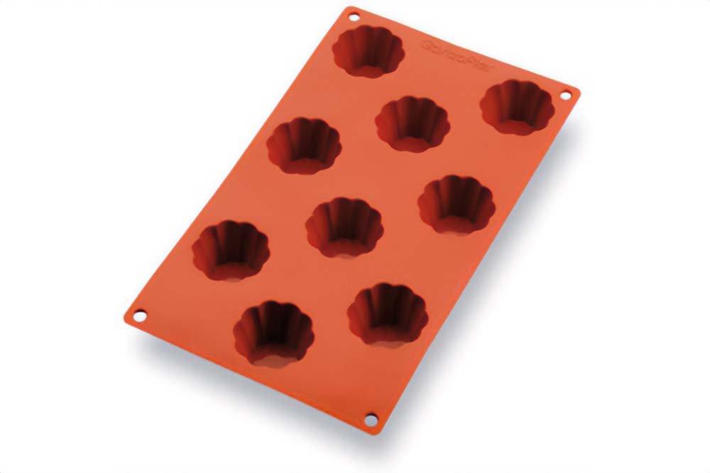 Bourgeat Non Stick Silicone Mould (9 x Briochettes)