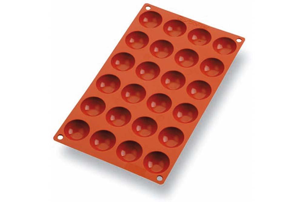 Bourgeat Non Stick Silicone Moulds (15 x Round Petit Four)