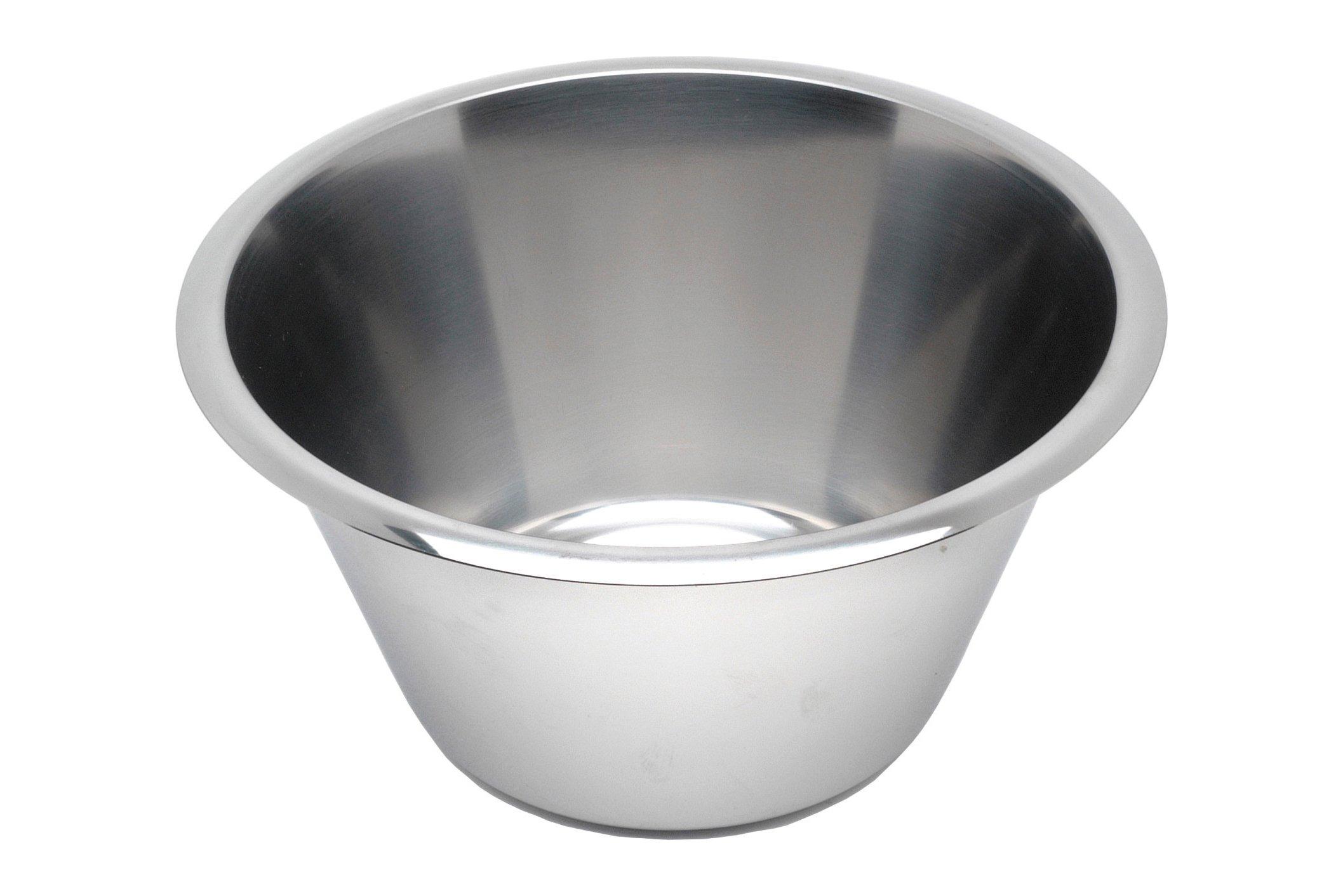 Stainless Steel Straight Side Mix Bowl 6ltr