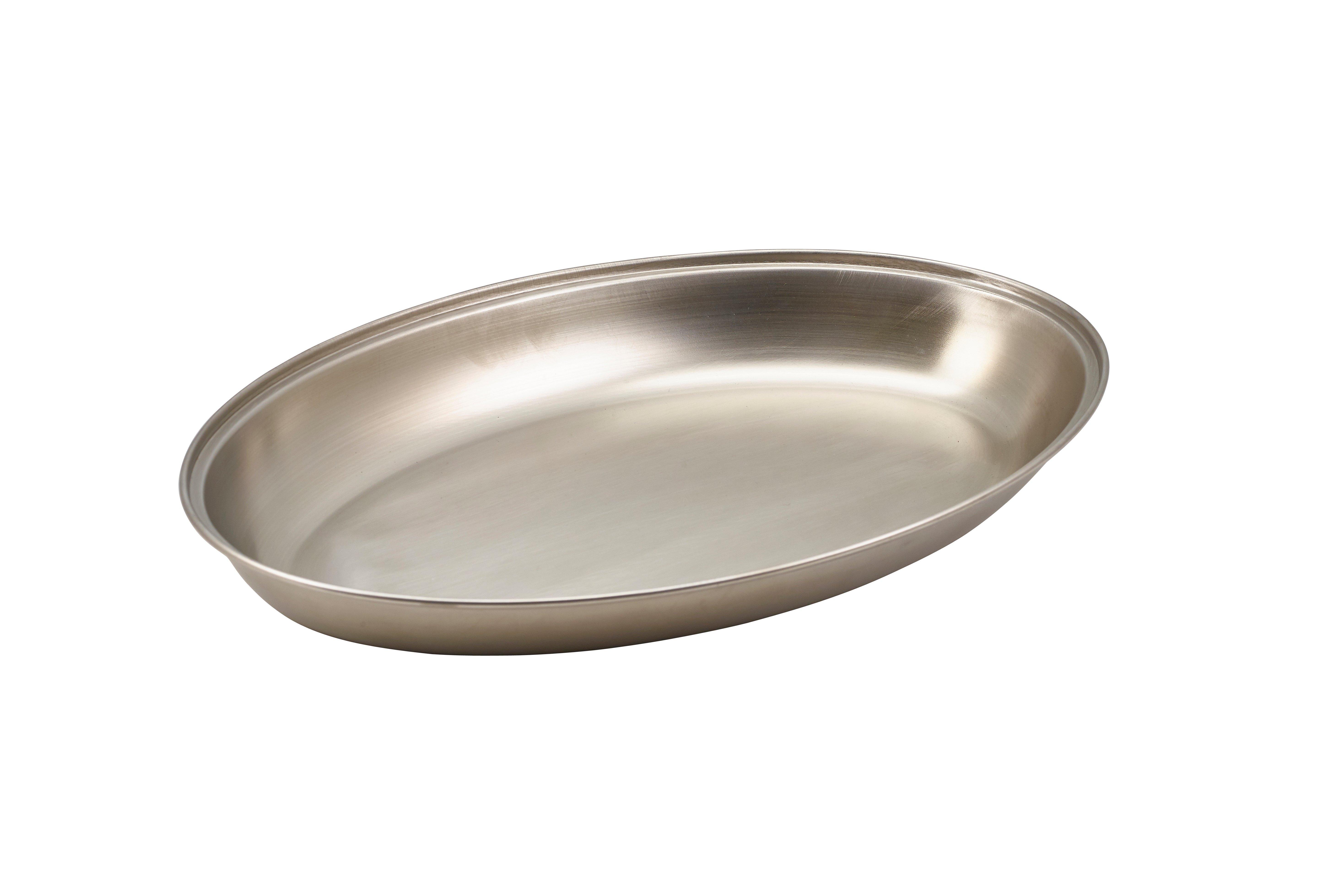 Stainless Steel Vegetable Dish Undivided 20cm