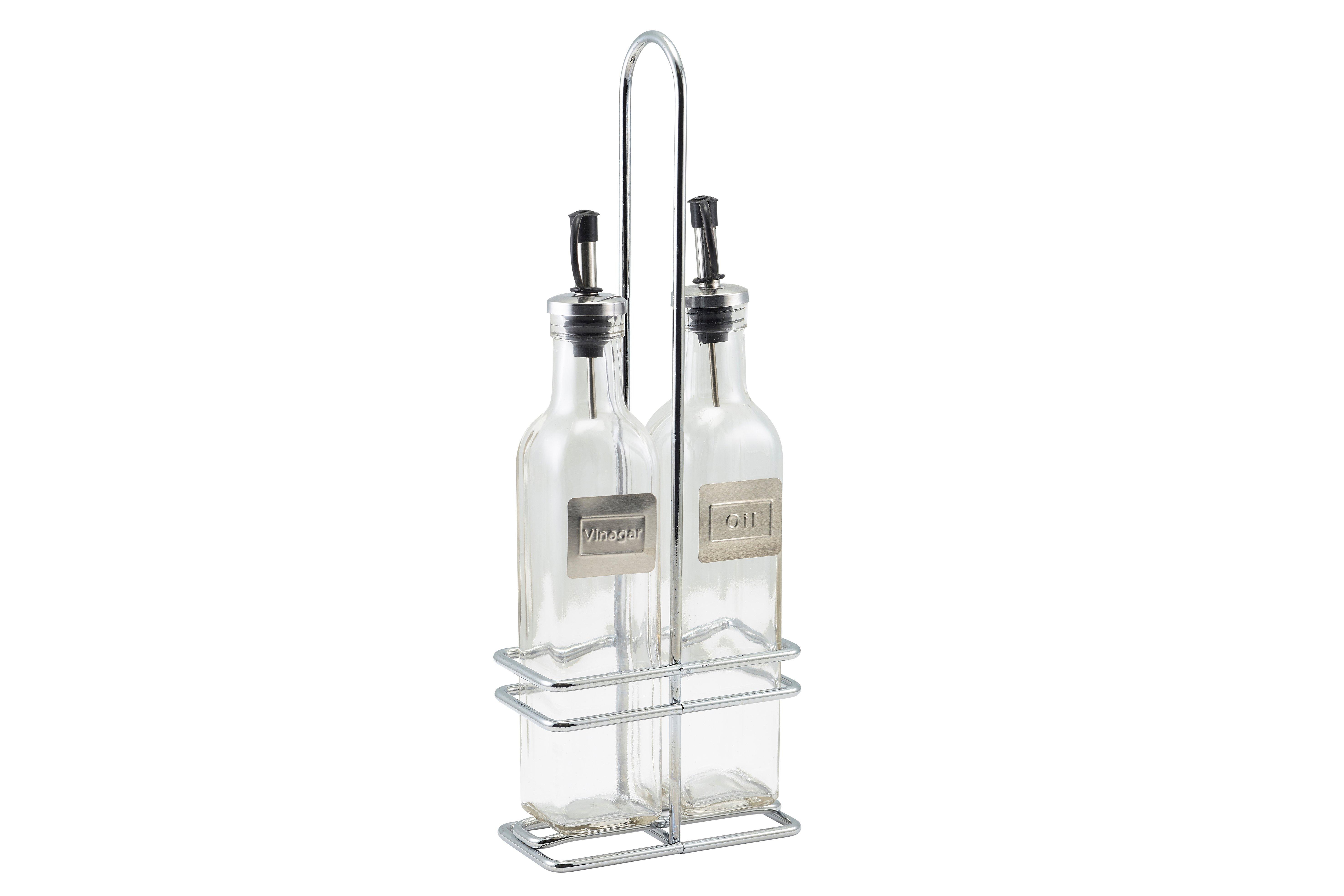 Square Oil & Vinegar Bottle Set