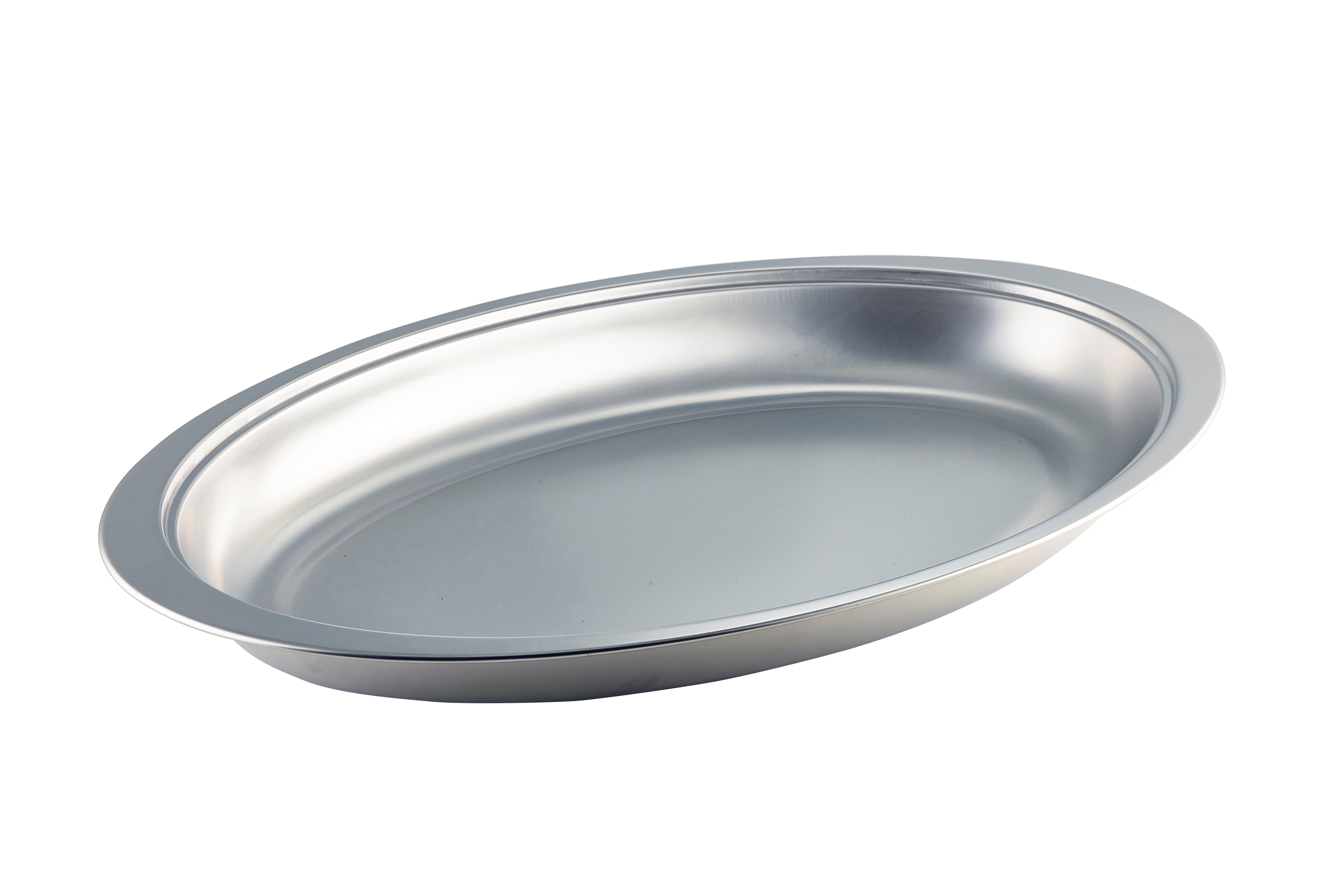 Stainless Steel Vegetable Dish Undivided 50cm