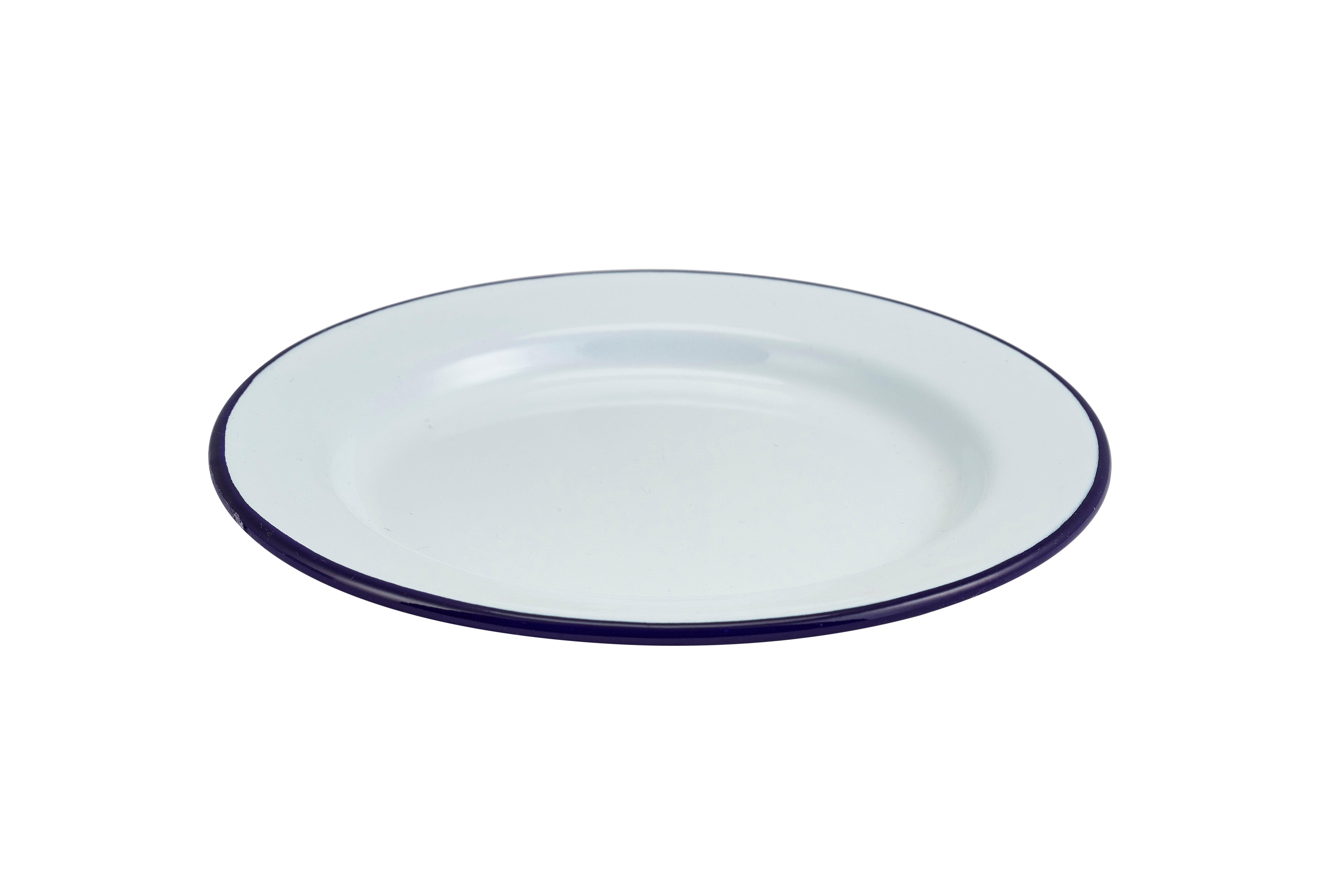 Enamel Wide Rim Plate 20cm