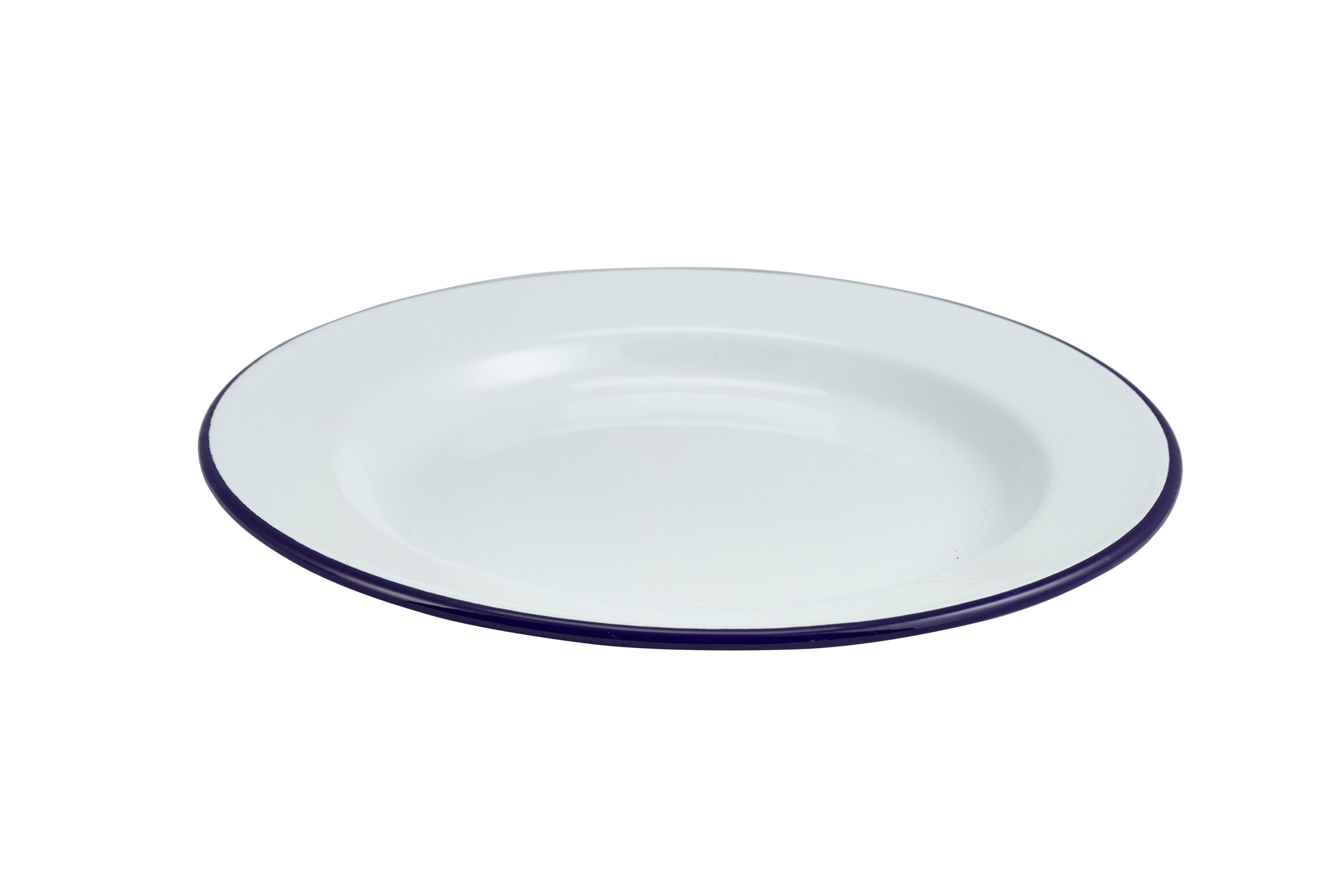 Enamel Wide Rim Plate 26cm