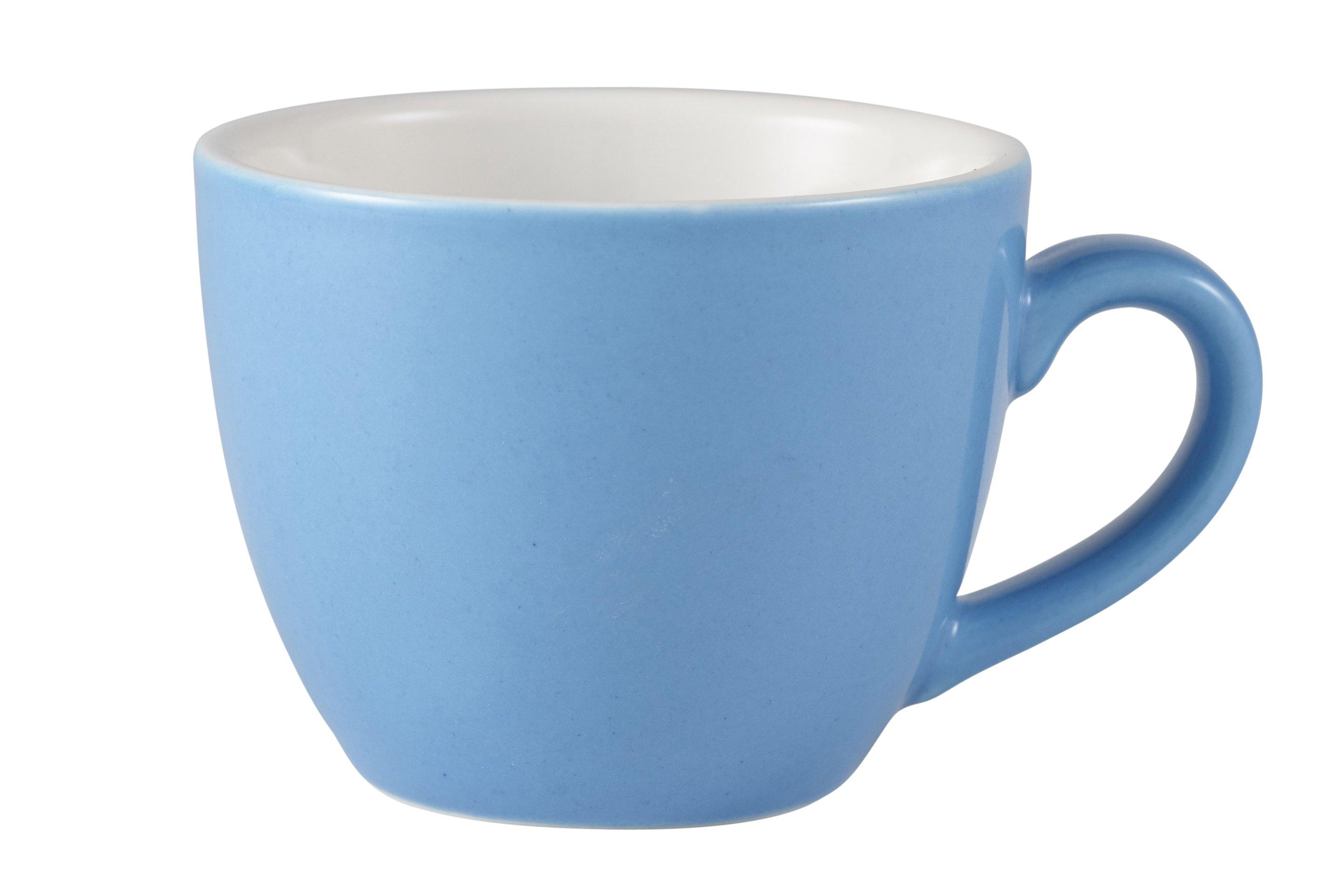 Blue GenWare Porcelain Bowl Shaped Cup 90ml