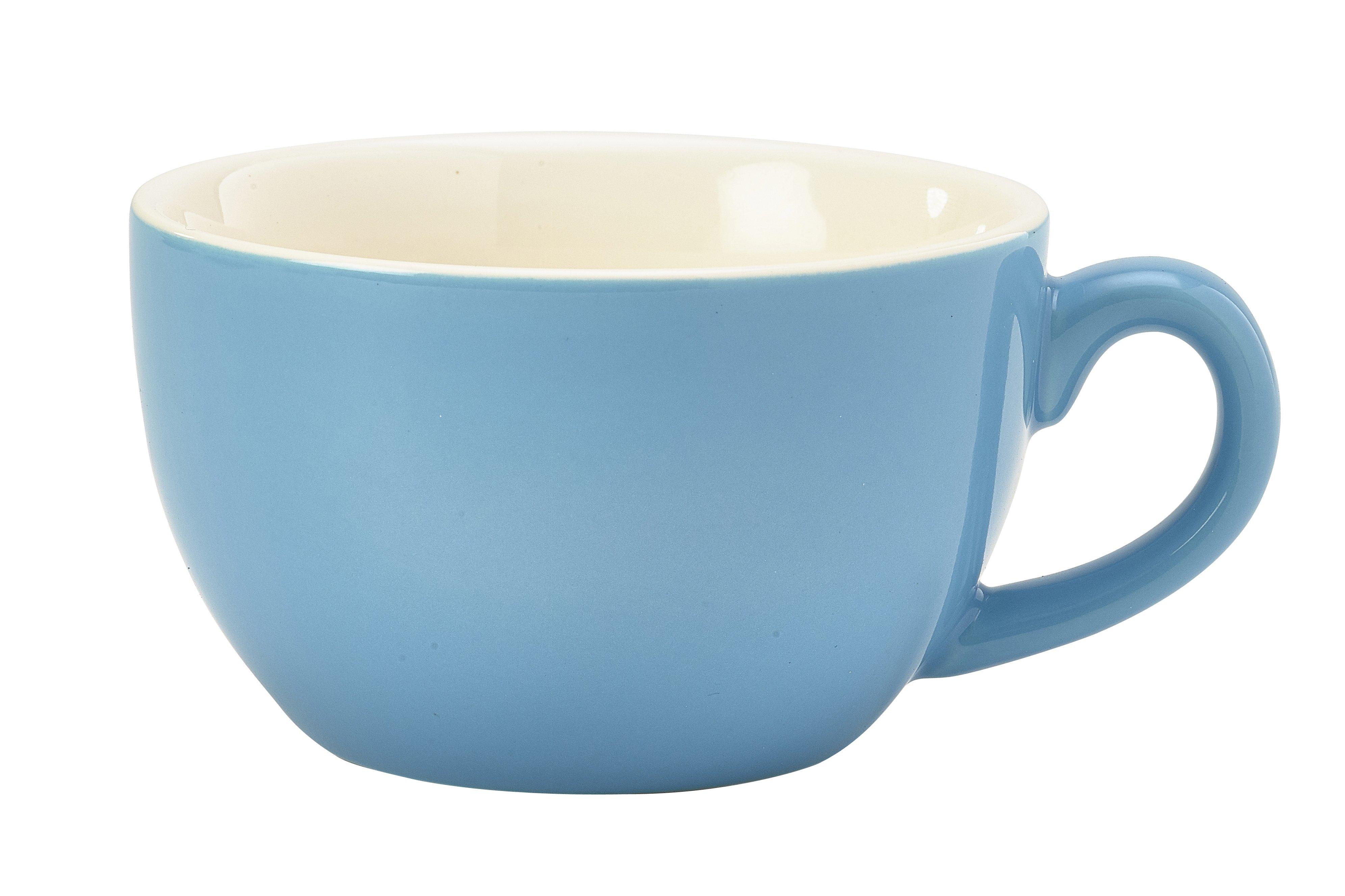 Blue GenWare Porcelain Bowl Shaped Cup 175ml