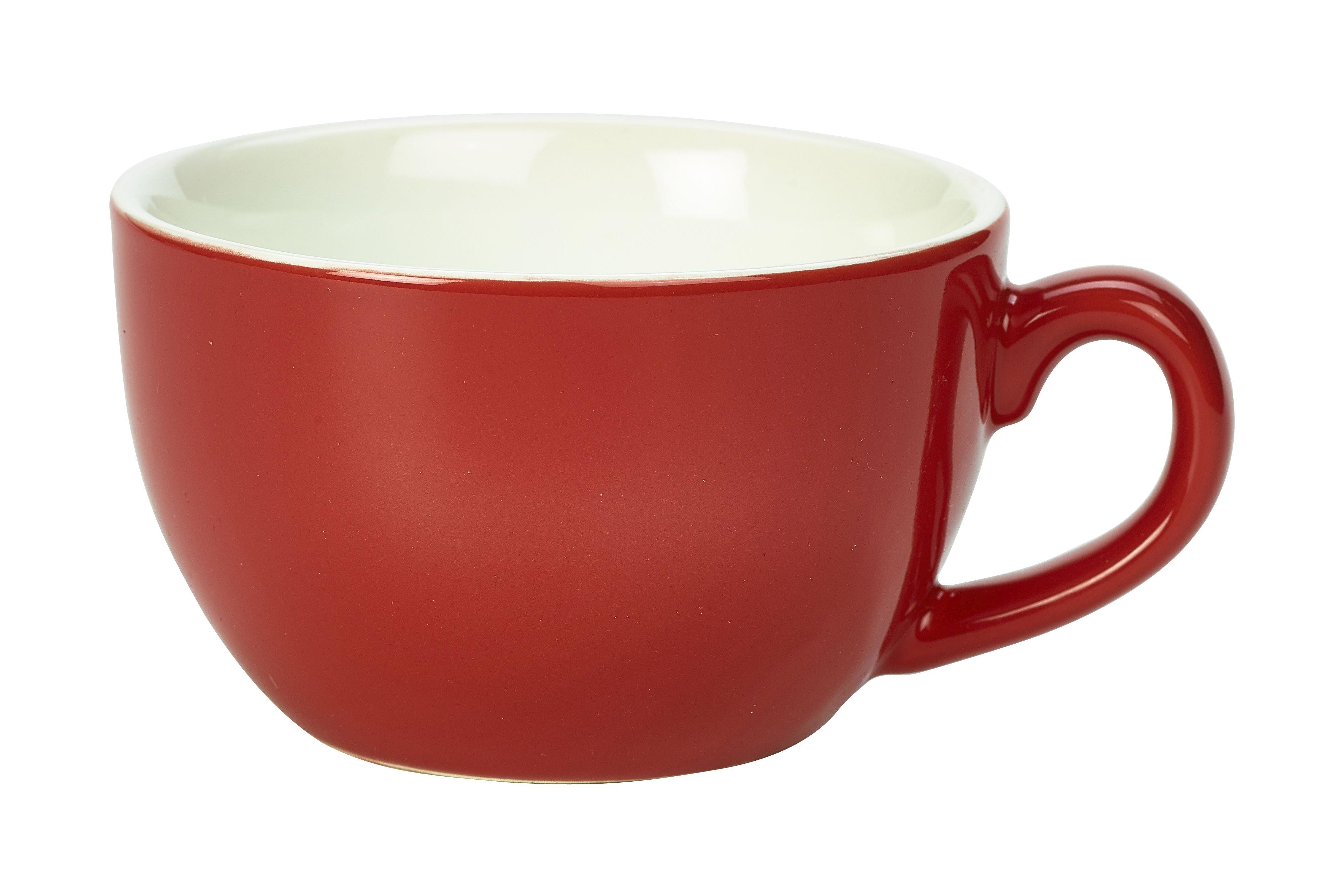 Red GenWare Porcelain Bowl Shaped Cup 175ml