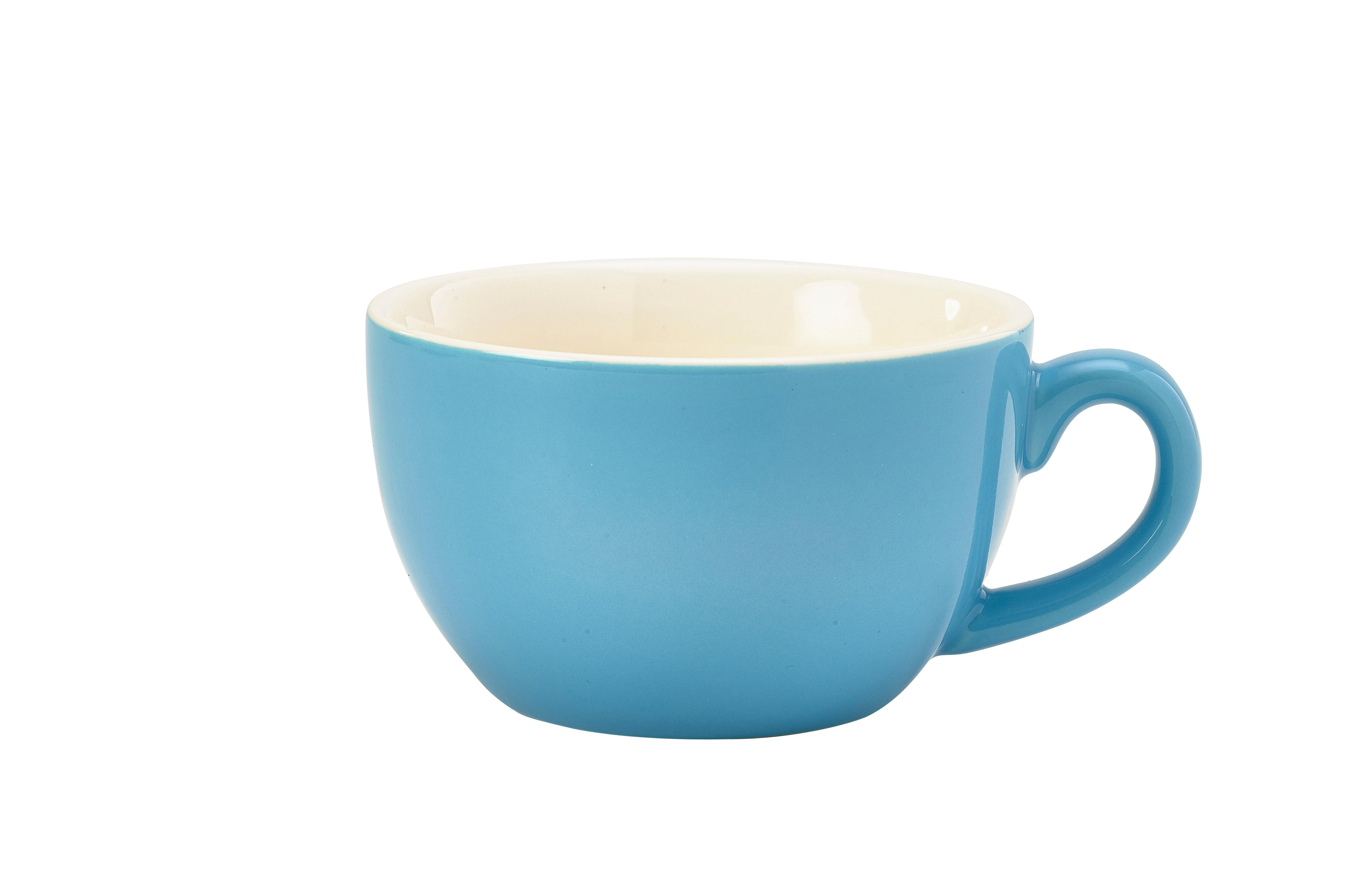 Blue GenWare Porcelain Bowl Shaped Cup 250ml