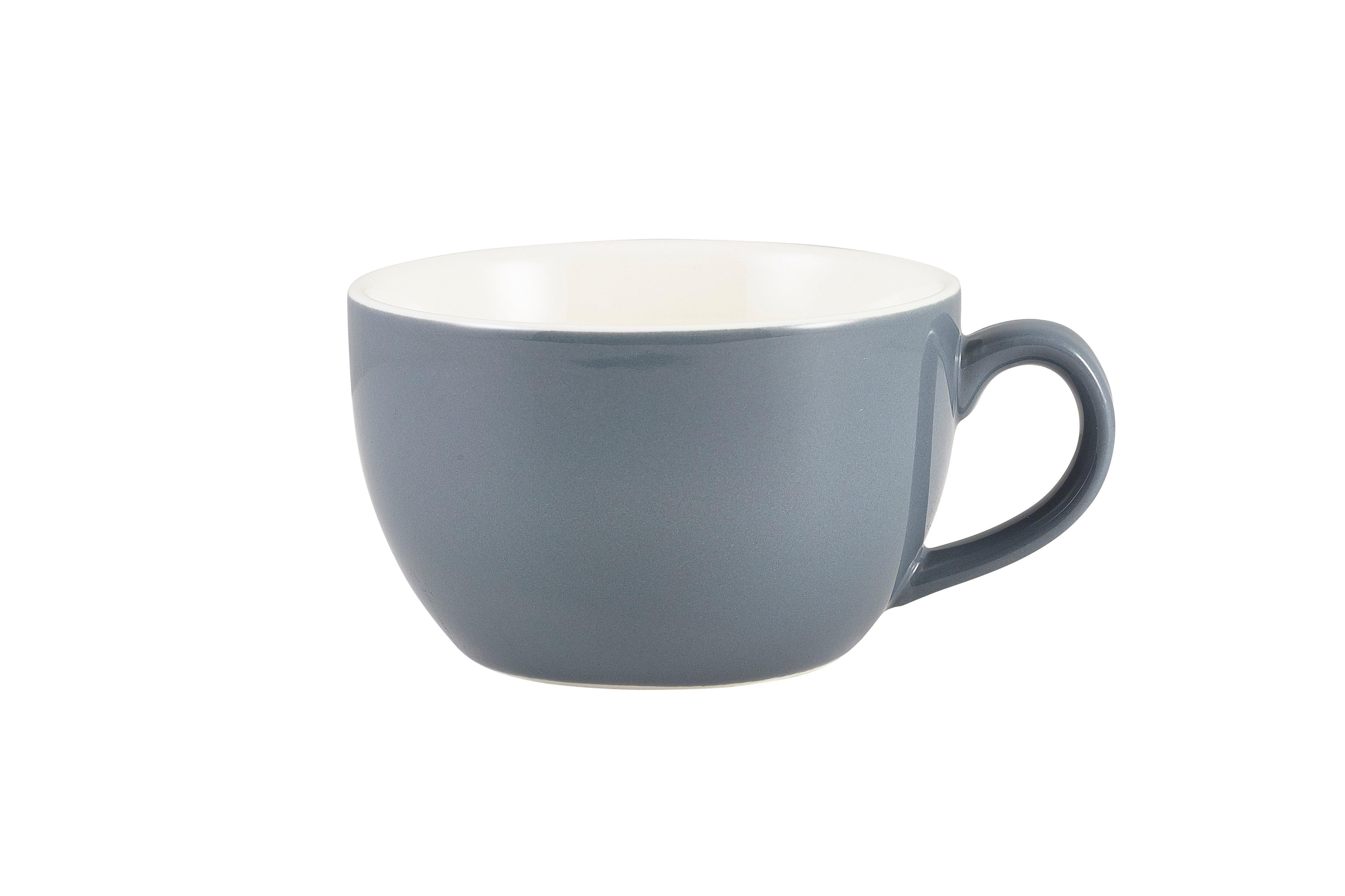 Grey GenWare Porcelain Bowl Shaped Cup 250ml