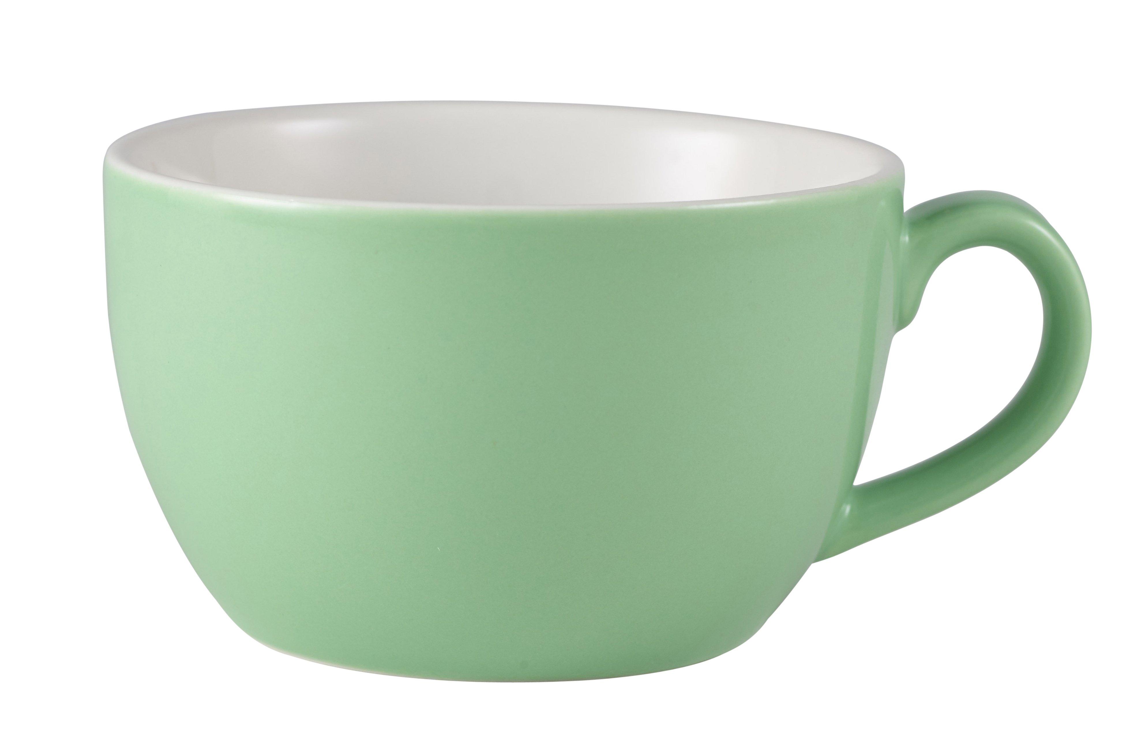 Green GenWare Porcelain Bowl Shaped Cup 250ml