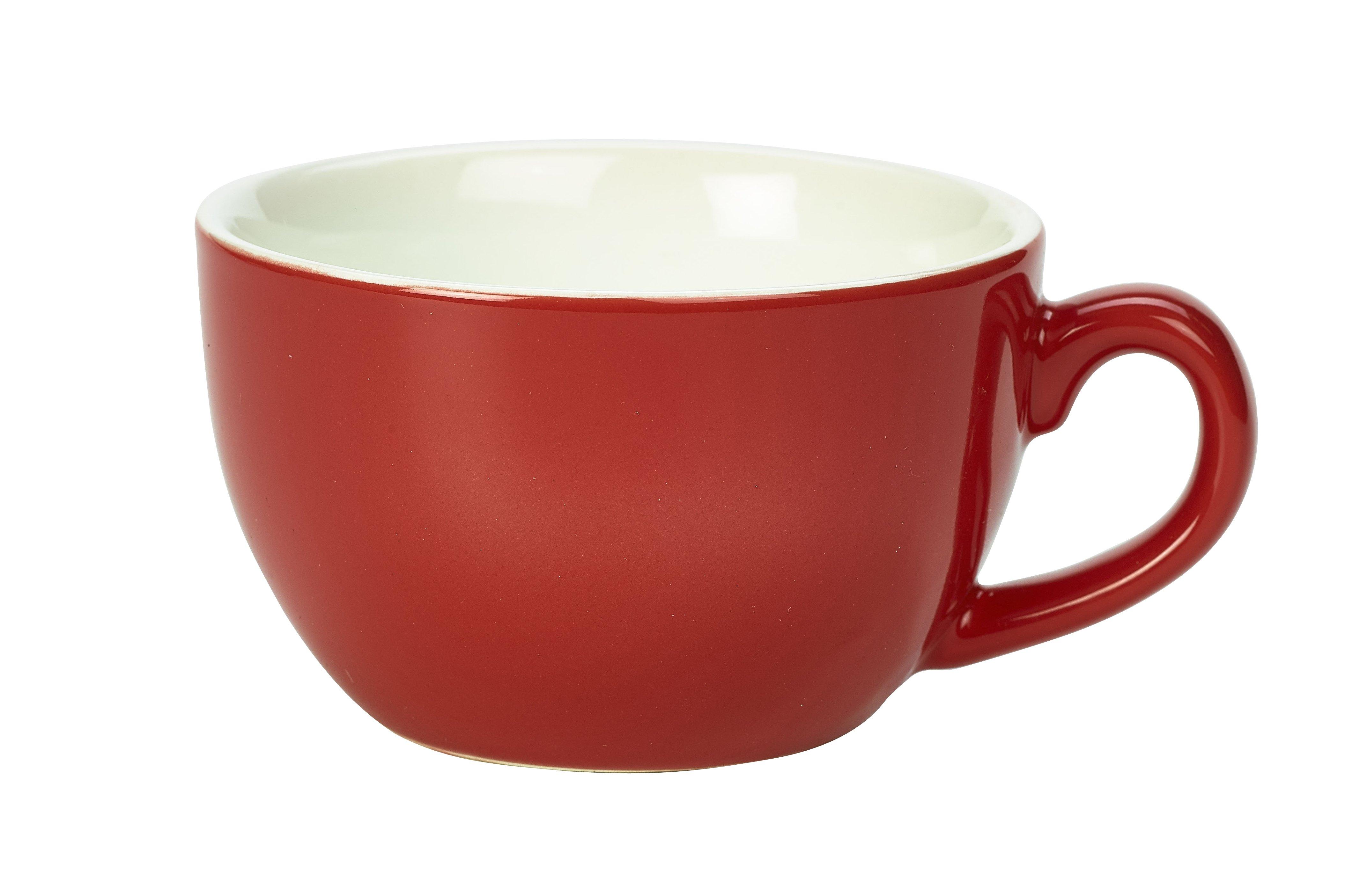Red GenWare Porcelain Bowl Shaped Cup 250ml