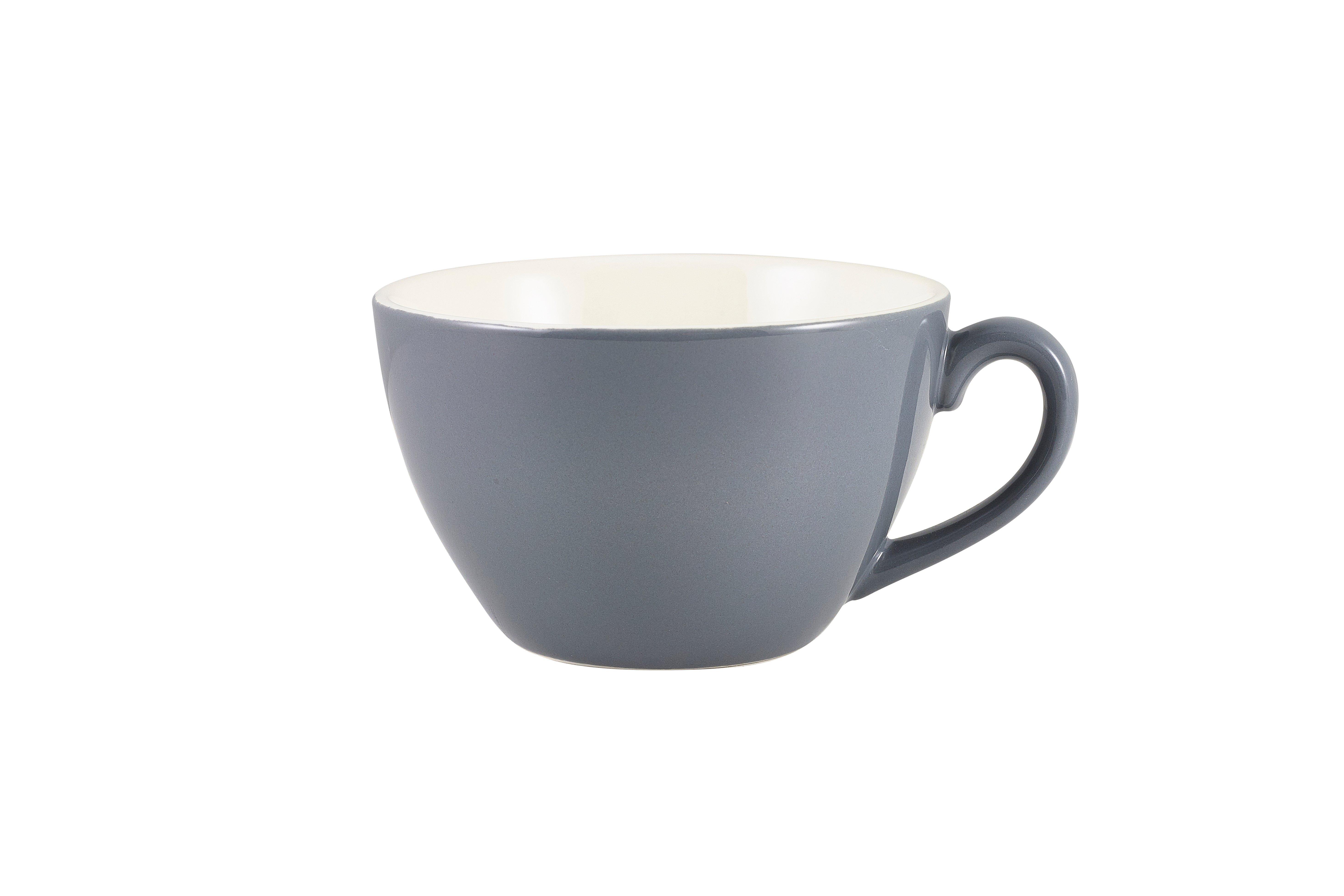 Grey GenWare Porcelain Bowl Shaped Cup 340ml