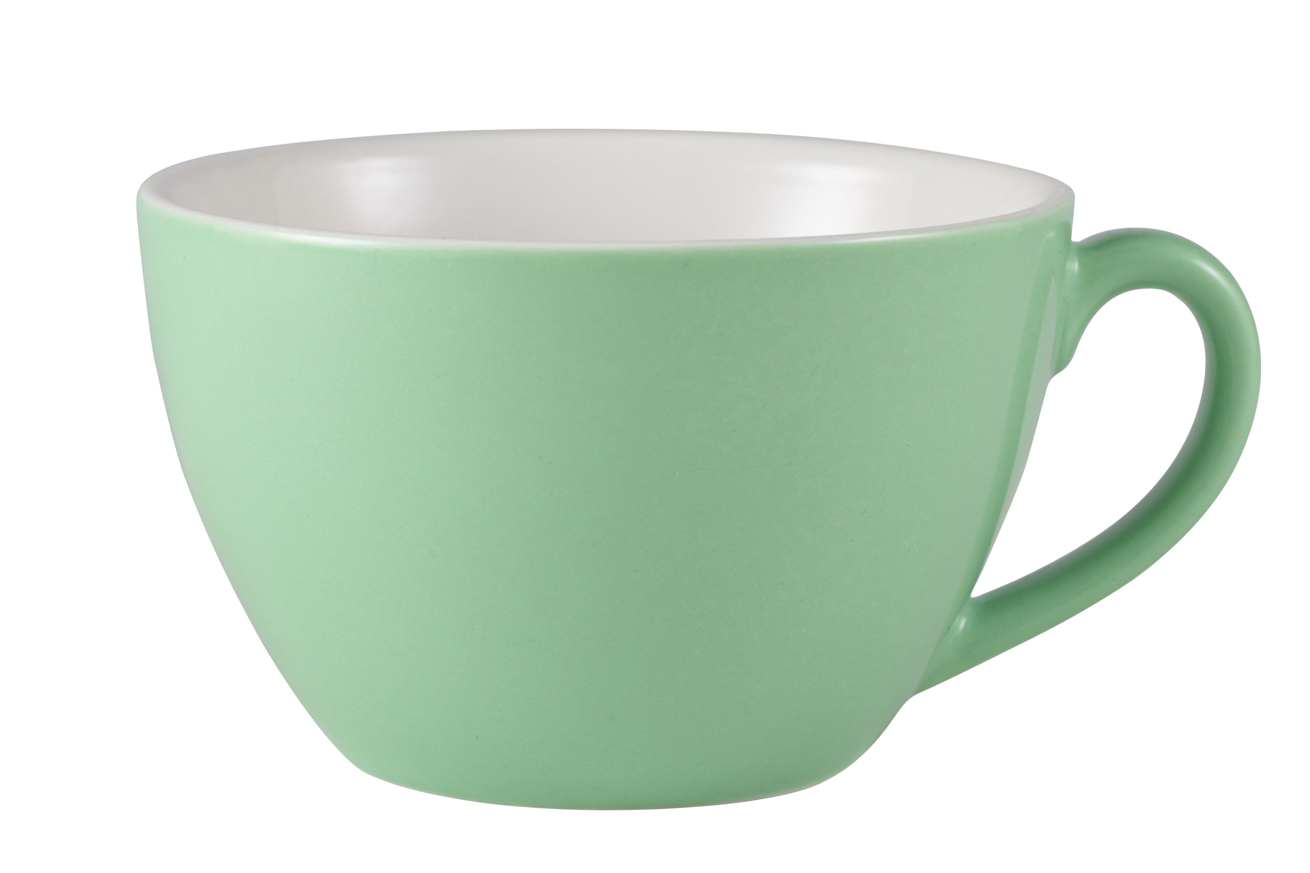 Green GenWare Porcelain Bowl Shaped Cup 340ml