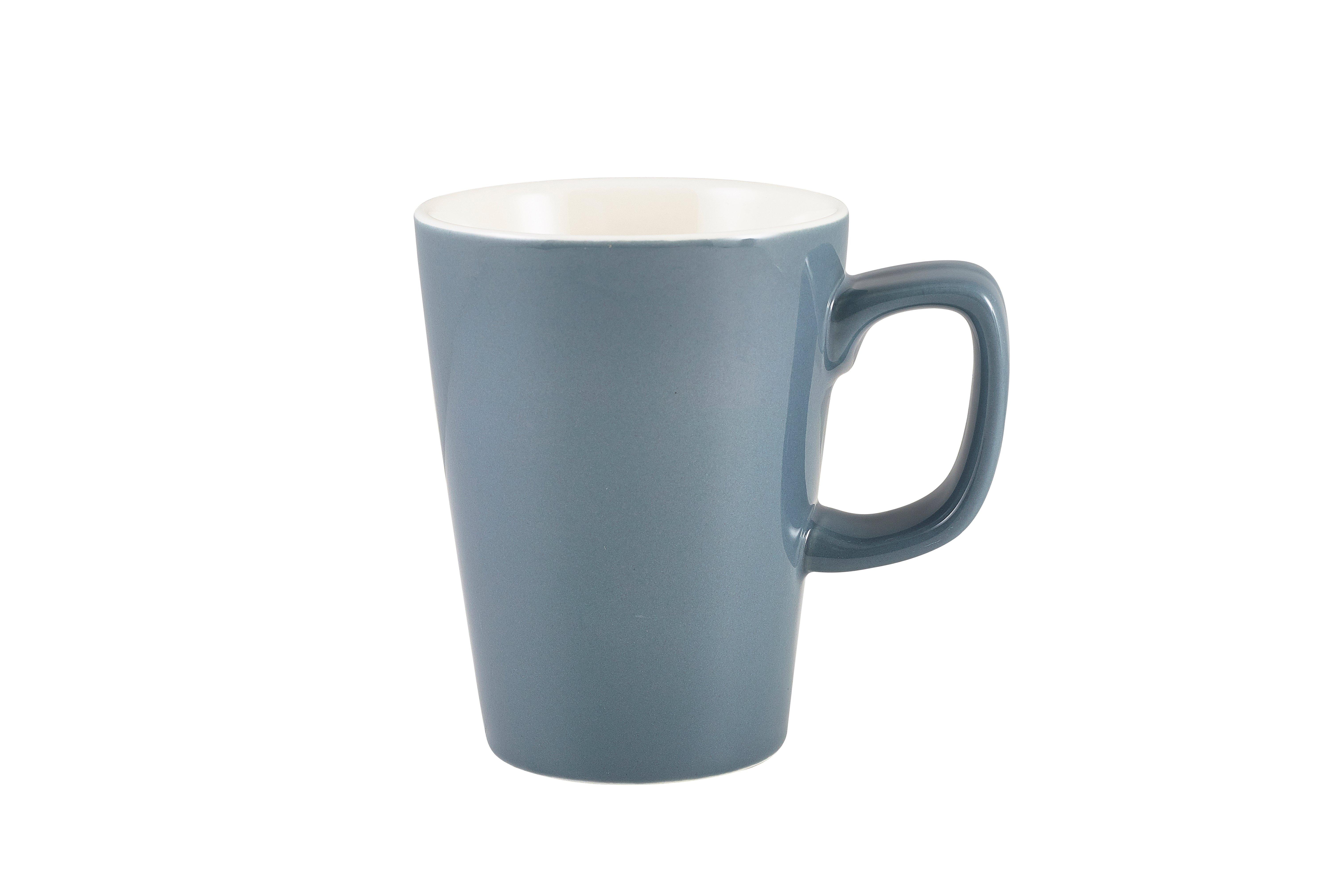 Grey GenWare Porcelain Latte Mug 340ml