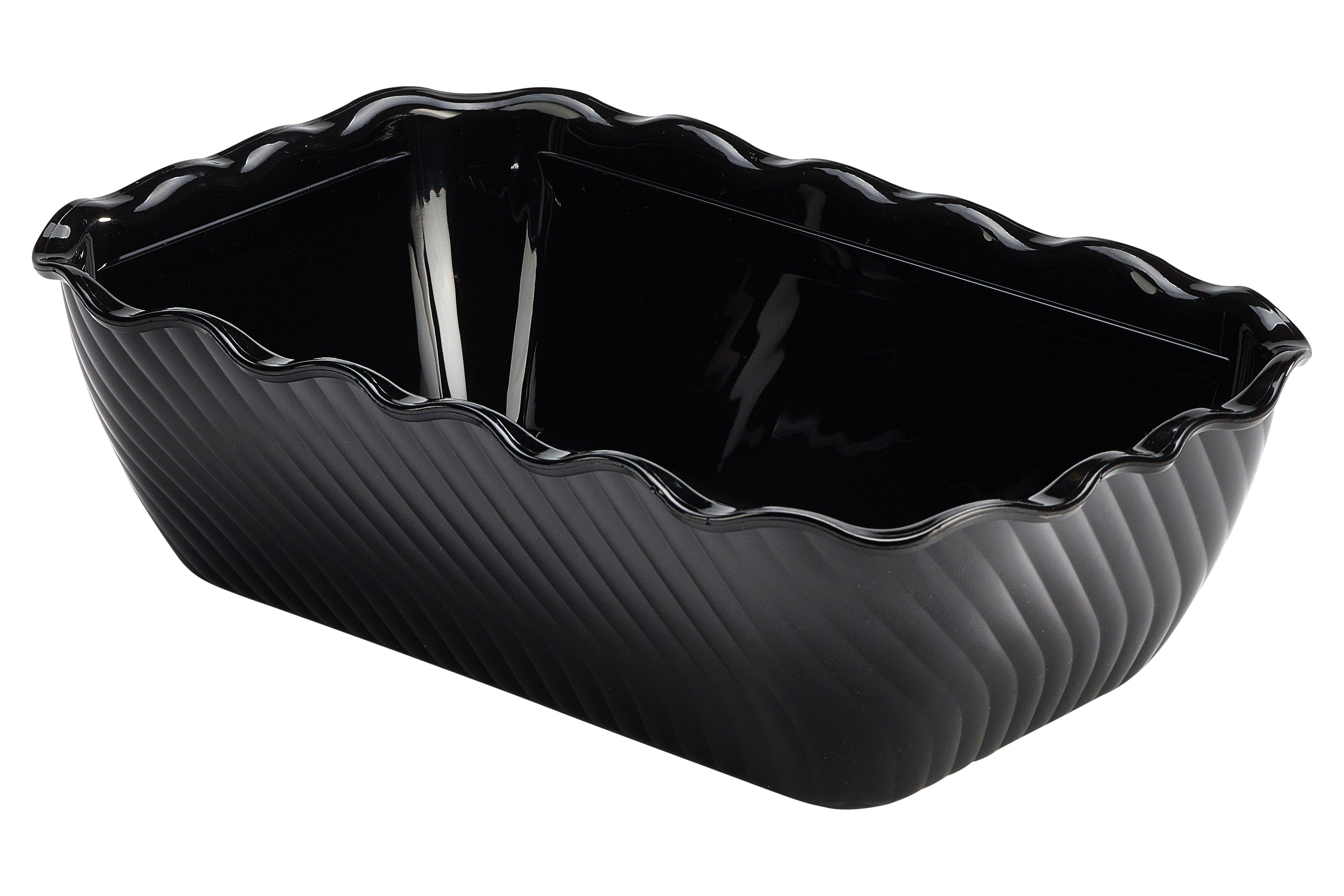 Carlisle Black Rectangular Crock