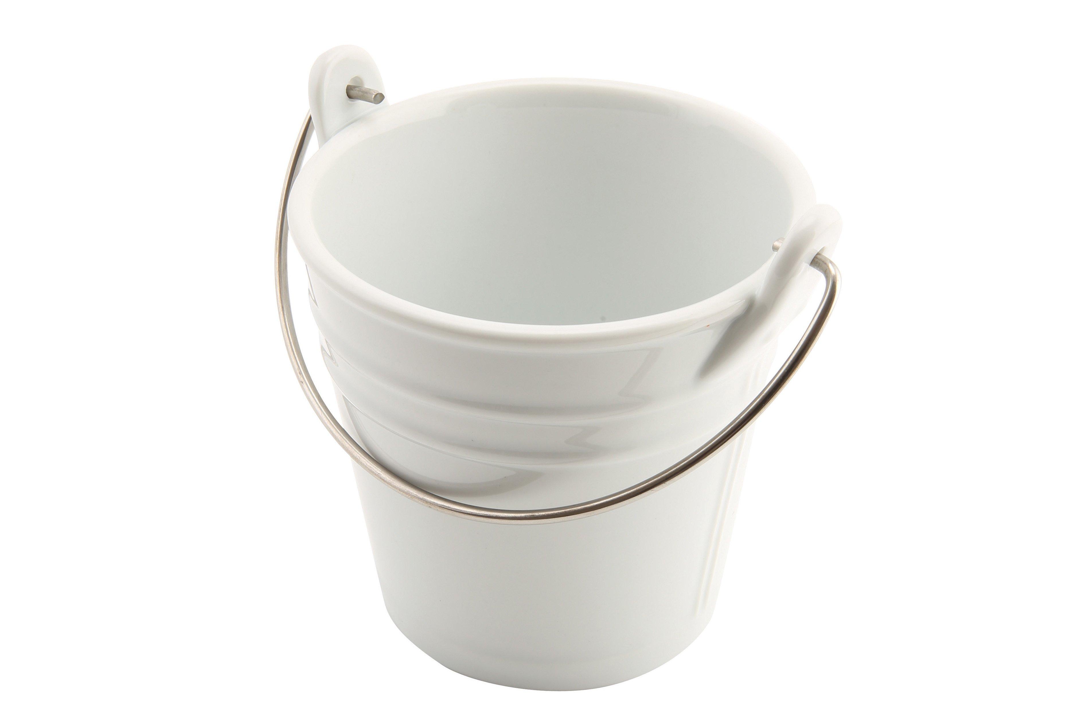 Porcelain Round Serving Bucket 11.5x11.2cm