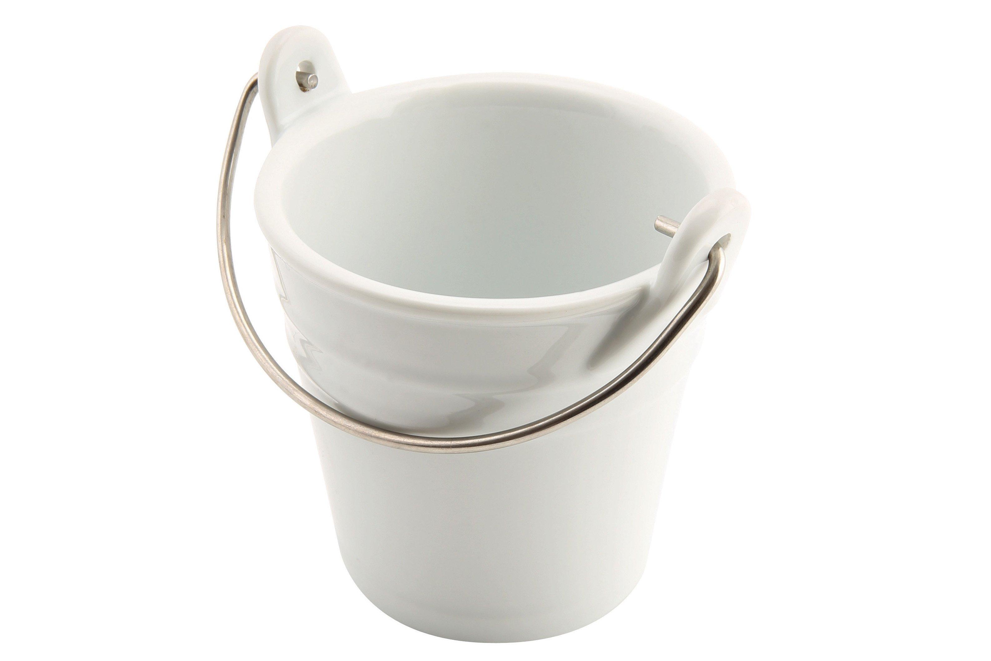 Porcelain Round Serving Bucket 9x8.6cm