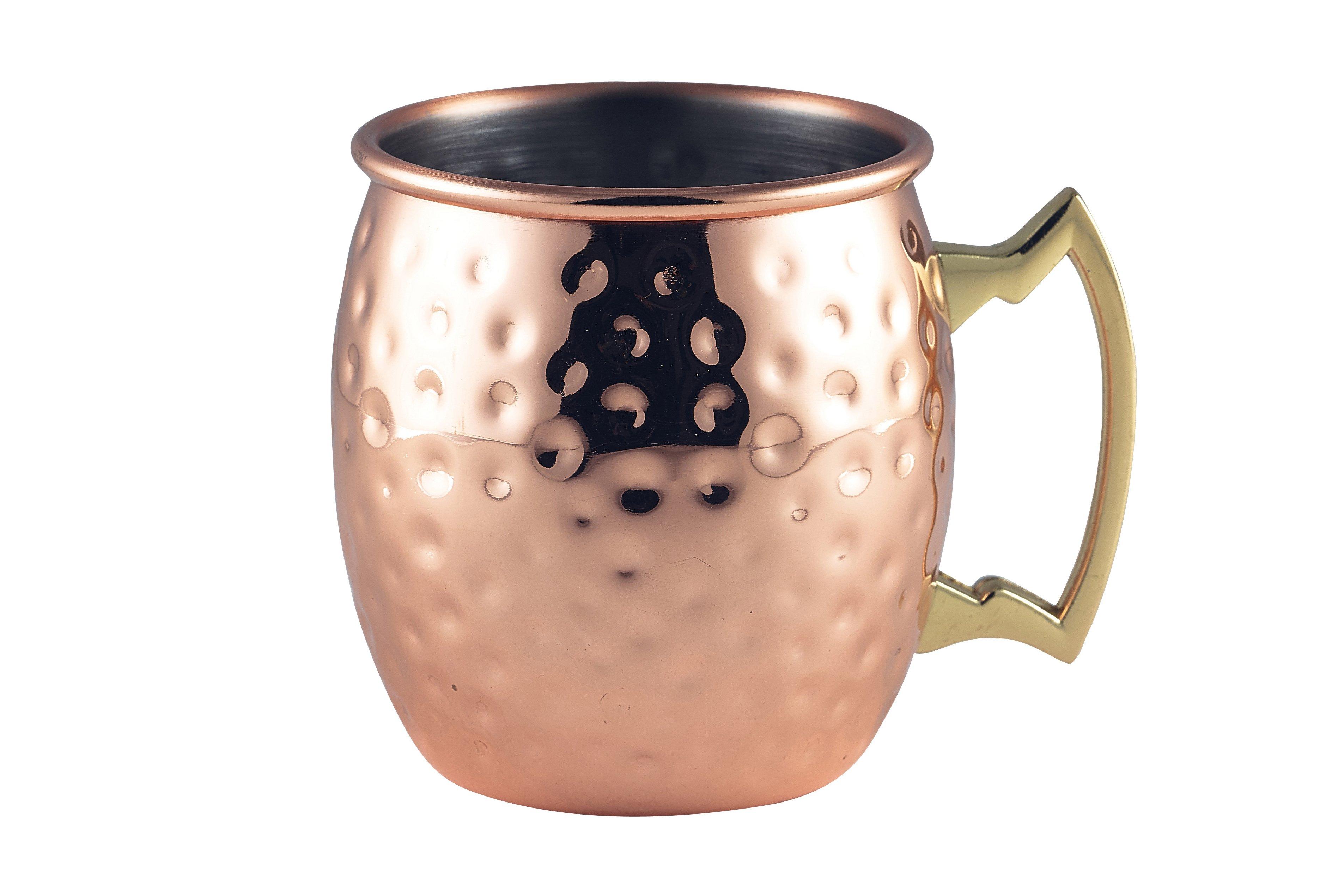 Hammered Copper Mug 400ml/14oz