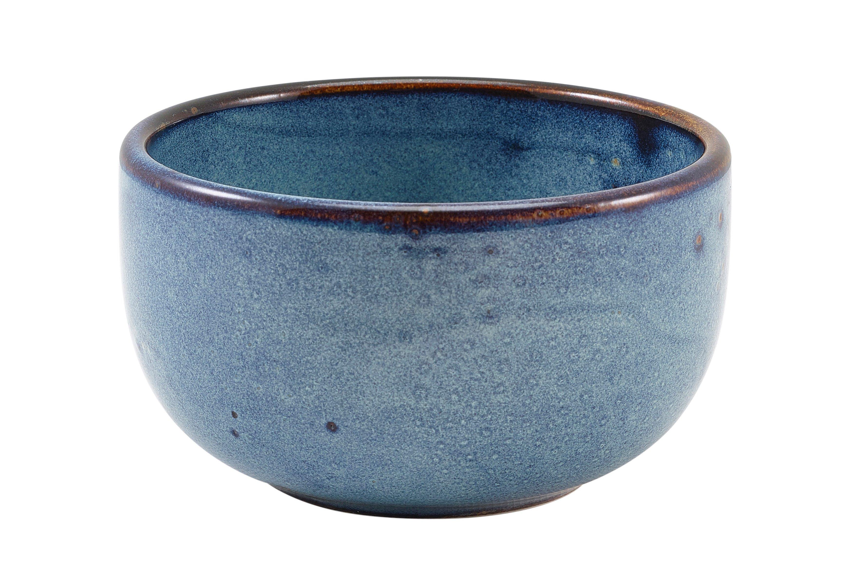 GenWare Aqua Blue Terra Porcelain Round Bowl 12.5cm