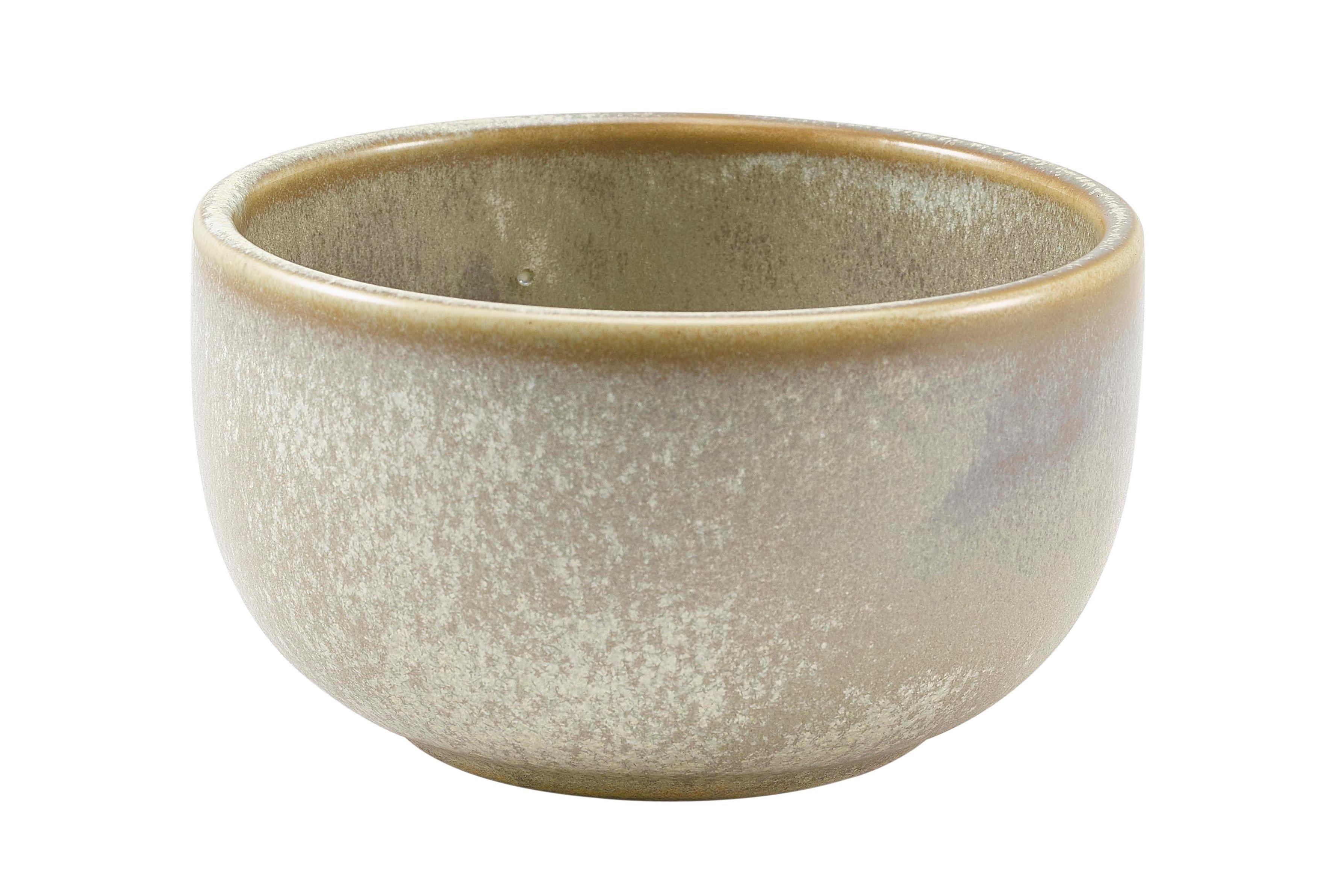 GenWare Matt Grey Terra Porcelain Round Bowl 12.5cm
