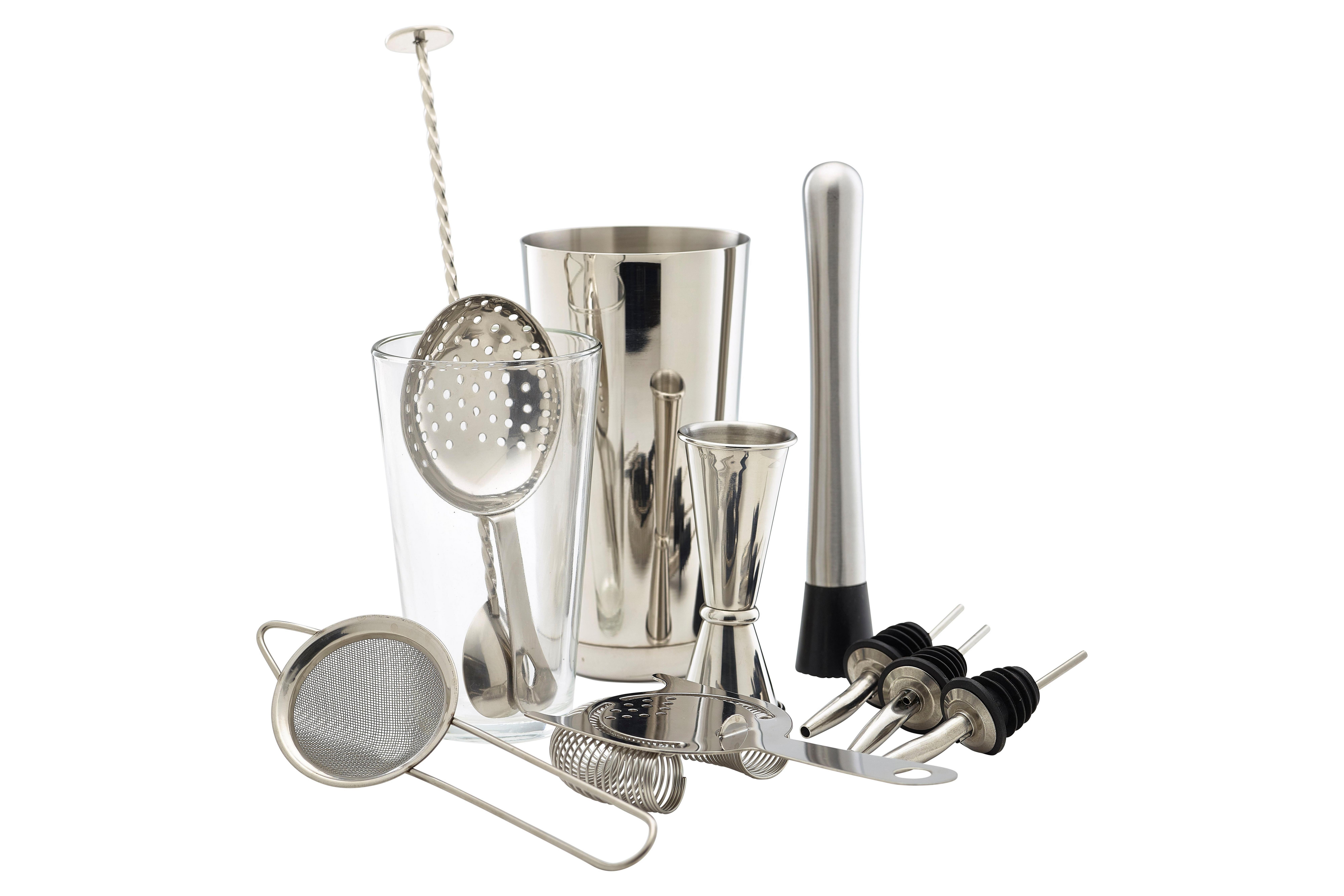 GenWare Stainless Steel Cocktail Bar Kit